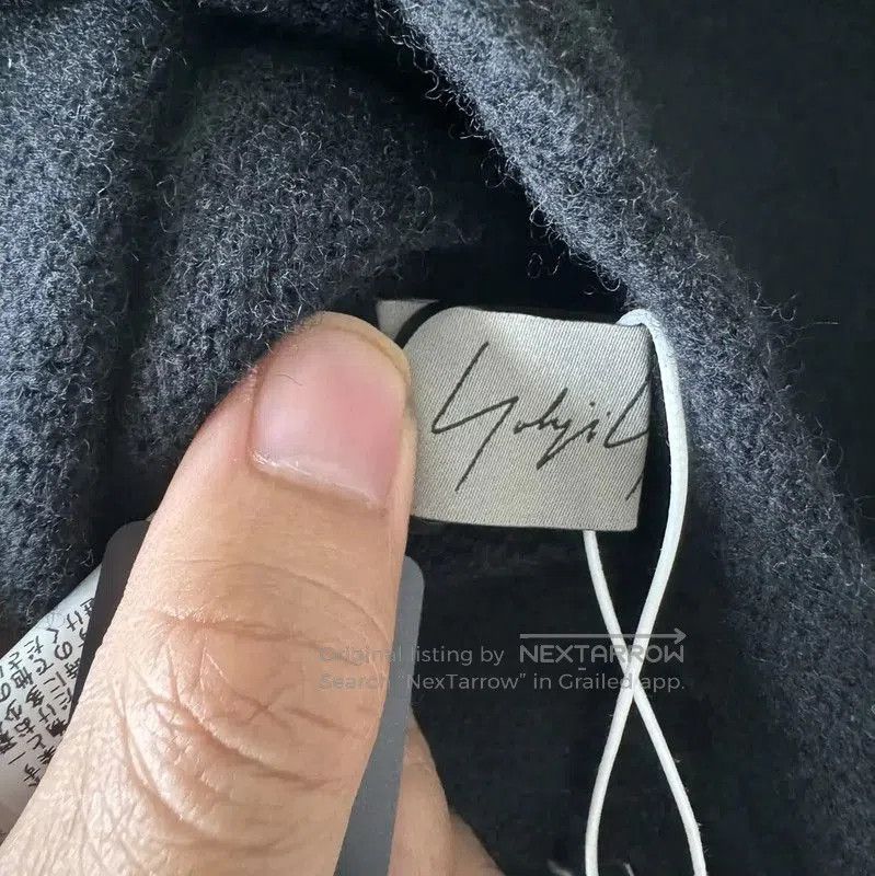 Yohji Yamamoto Yohji Yamamoto Black Wool Pullover Sweater . Size M / US 6-8 / IT 42-44 - 2 Thumbnail