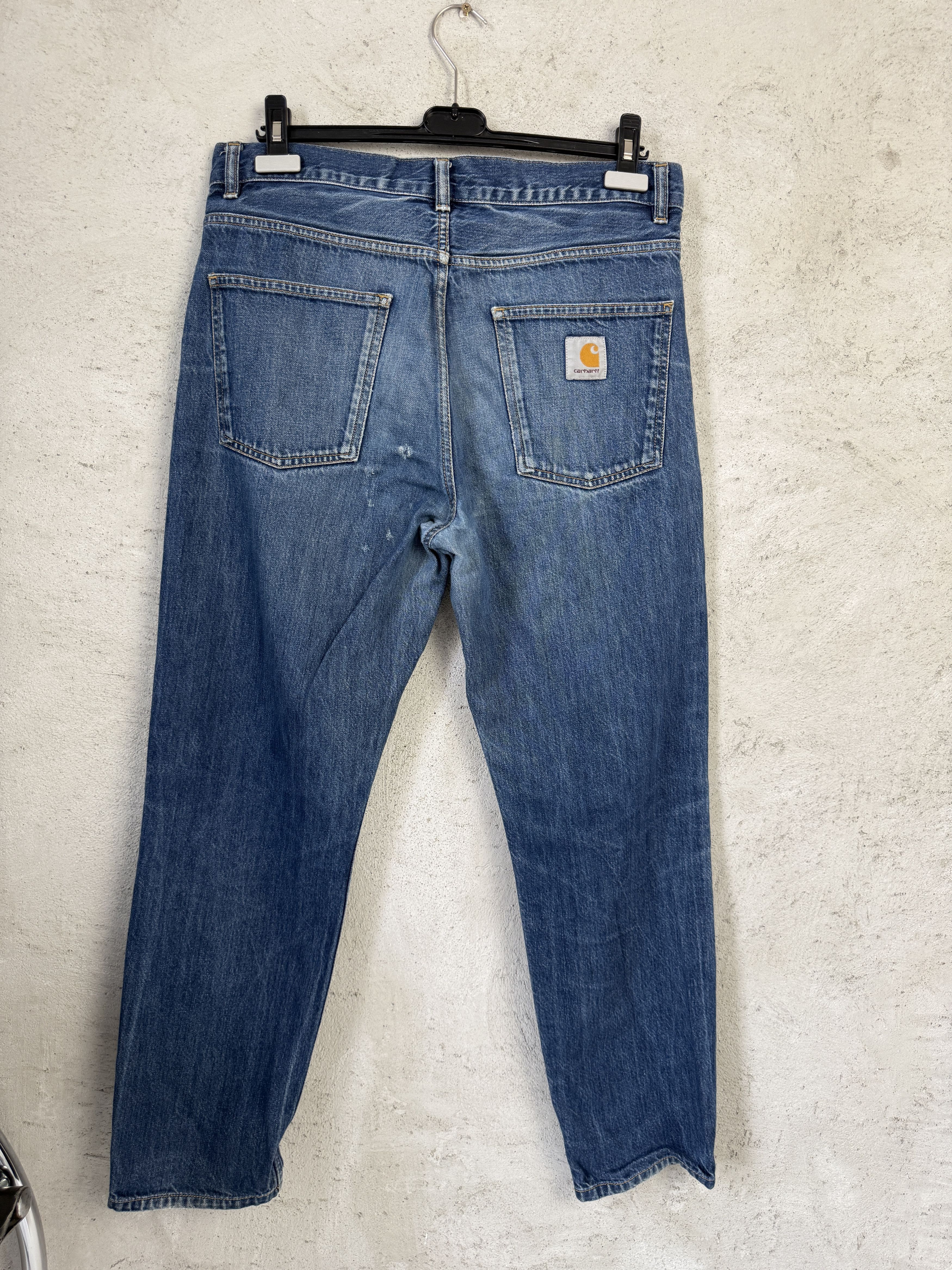 Carhartt Wip Carhartt WIP Nevel Pant denim jeans casual skate rap Size US 32 / EU 48 - 1 Thumbnail