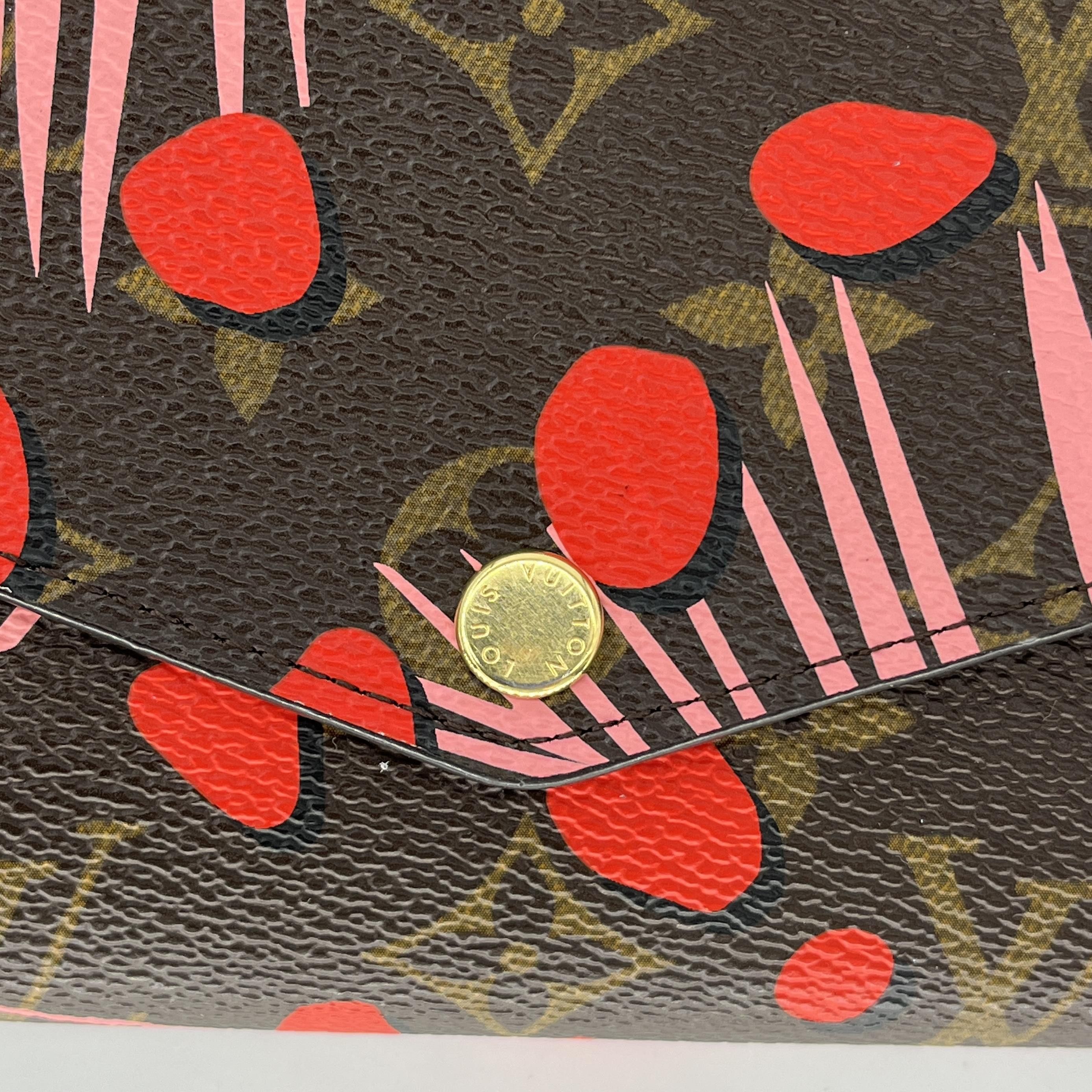 Louis Vuitton Louis Vuitton (LV) Sarah leather snap button printed wallet Size ONE SIZE - 7 Thumbnail