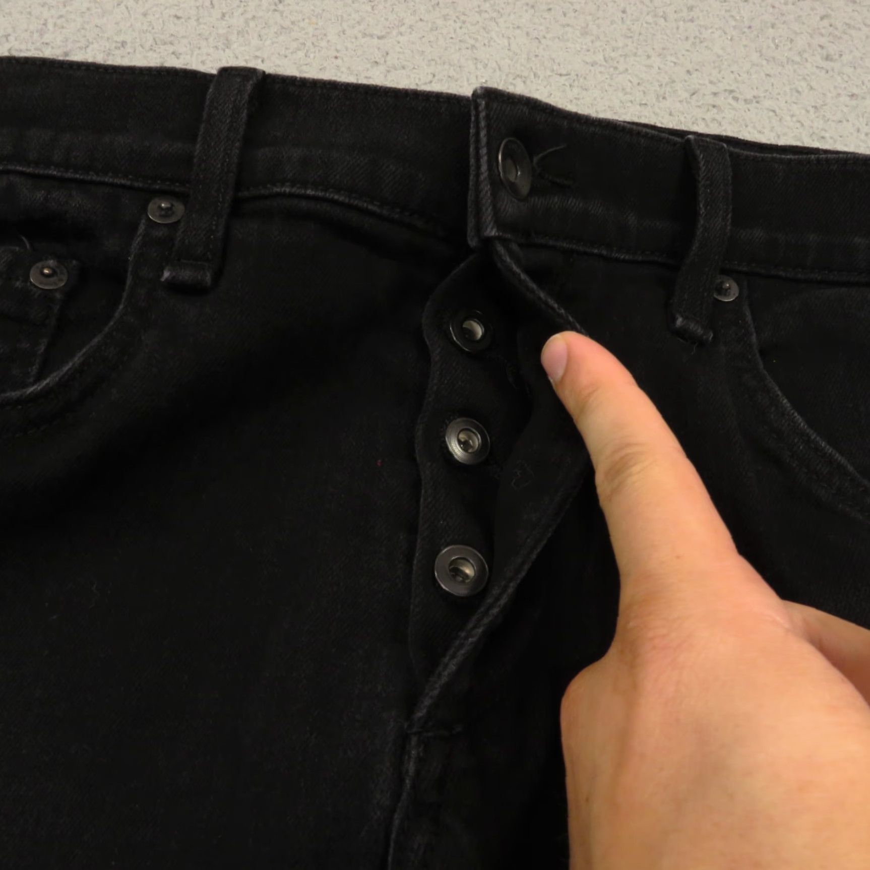 Rag & Bone Rag & bone Jeans Mens 34x34 Slim Black Made in USA Denim Stretch Straight 5-Pocket USA 90s? no decades not provided. Size US 34 / EU 50 - 7 Thumbnail