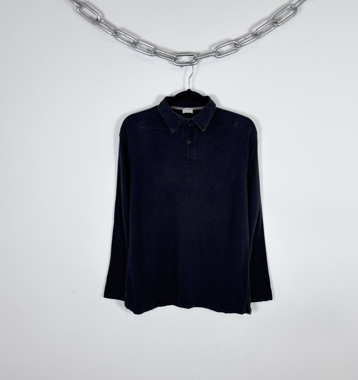 Zimmerli Switzerland Swiss First Long Sleeve Polo Shirt