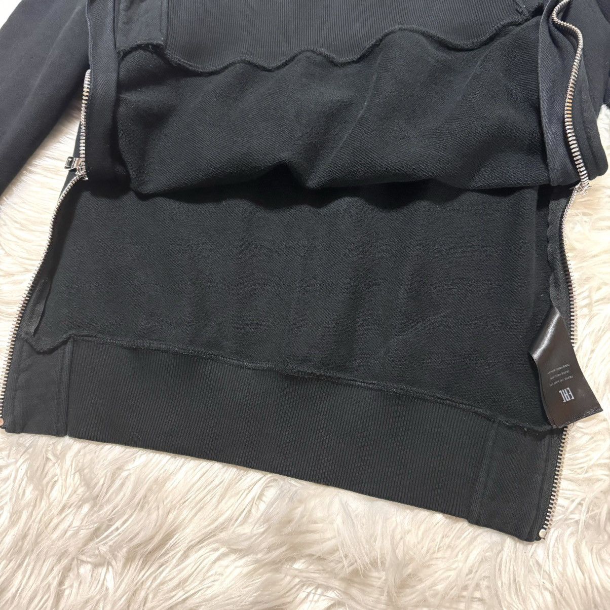 Balmain Balmain Homme New B Logo Side Zip Hoodie Pullover XS Black Size US XS / EU 42 / 0 - 9 Thumbnail