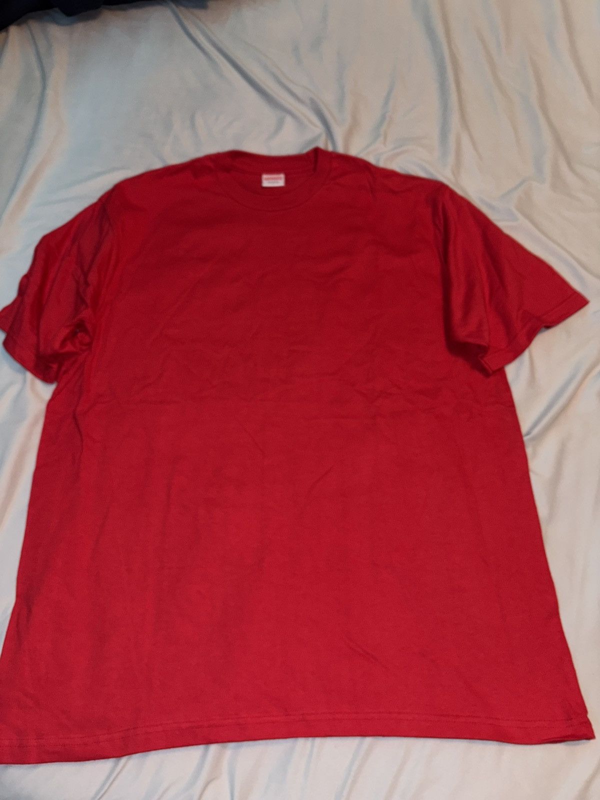 Supreme Supreme Blank Tee (Red) Size US L / EU 52-54 / 3 - 3 Thumbnail