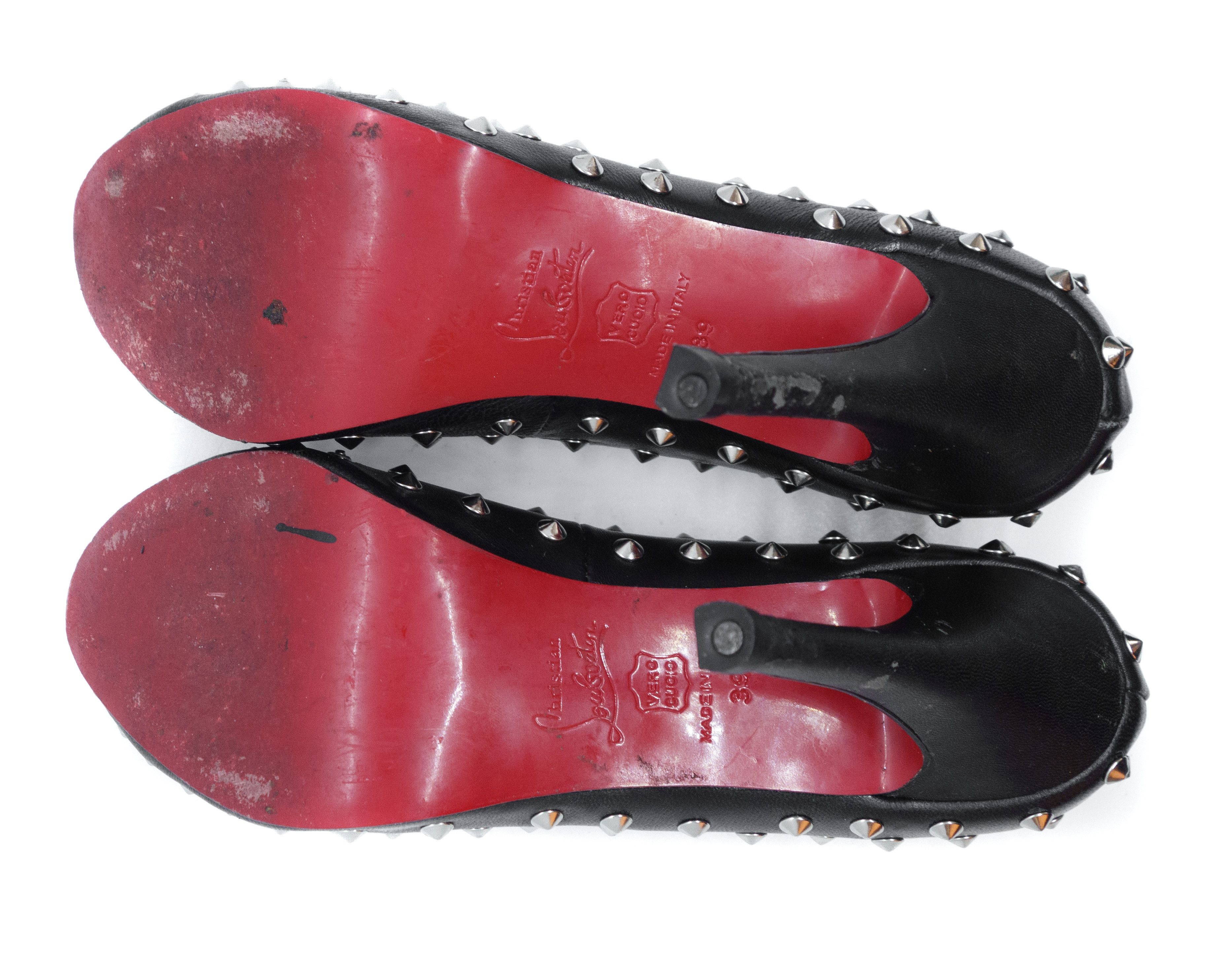Christian Louboutin Rhinestones Leather Heels Size US 9 / IT 39 - 7 Thumbnail