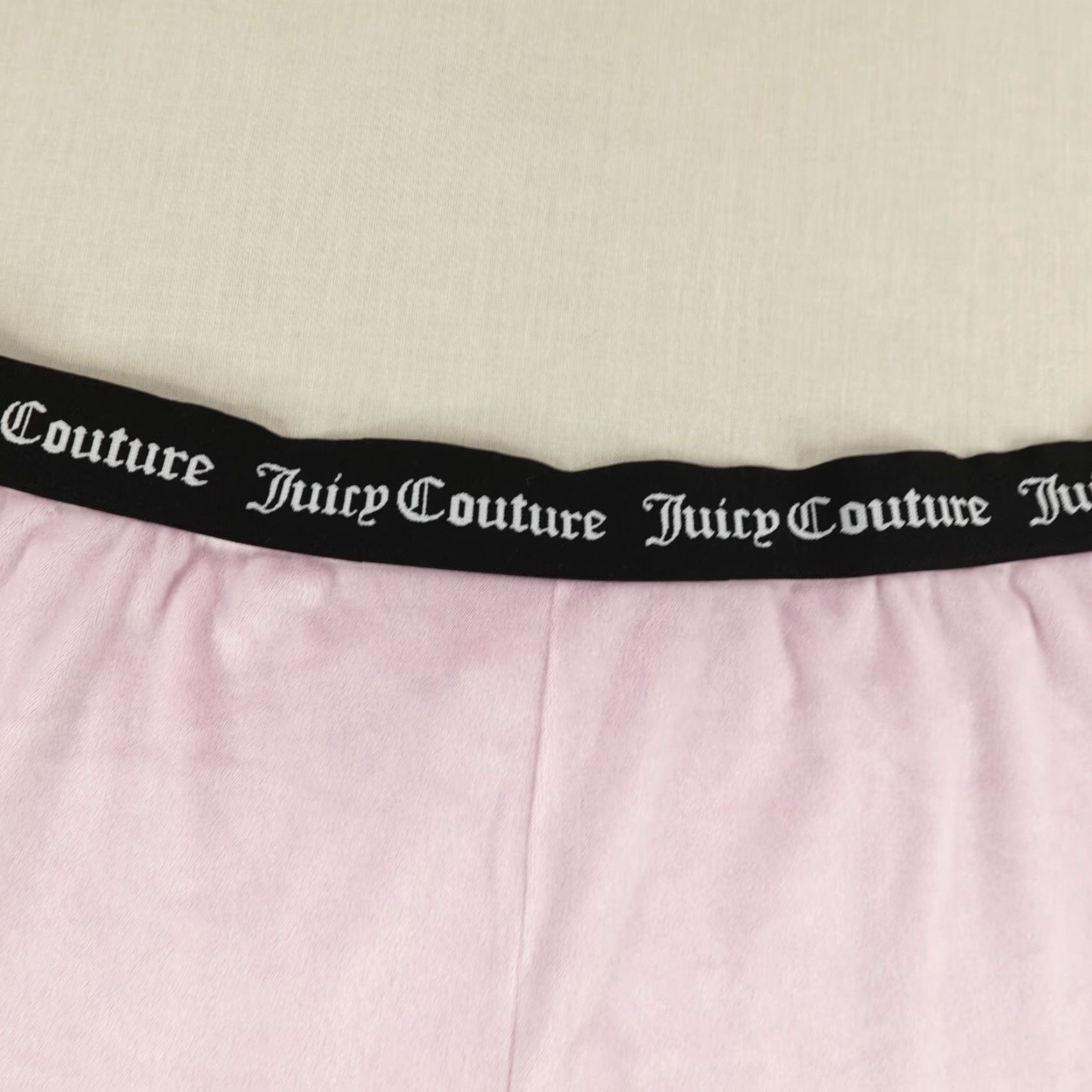 Juicy Couture Juicy Couture Shorts Womens XL Pink Velour Sweat Satin Rhinestones Logo 3 in Inseam Regular Fit Size 40" / US 18 - 3 Thumbnail