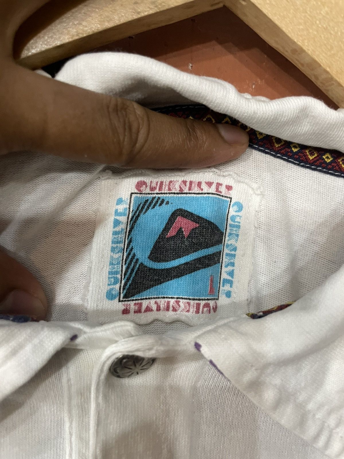 Quiksilver 🔥VINTAGE🔥QUIKSILVER Polo Button Size US L / EU 52-54 / 3 - 5 Thumbnail