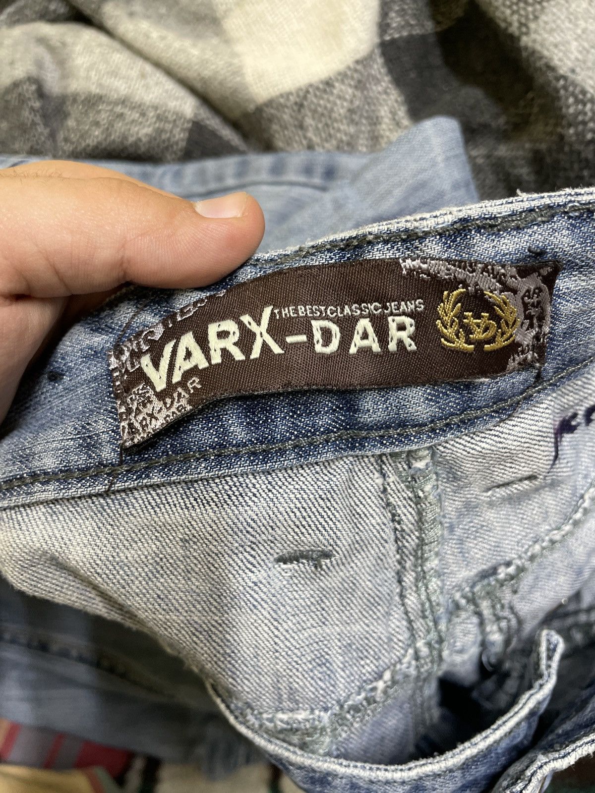 If Six Was Nine × Japanese Brand × Le Grande Bleu (L.G.B.) Y2K Distress Cuffs Denim IFSIXWASNINE Style Size US 33 - 14 Thumbnail