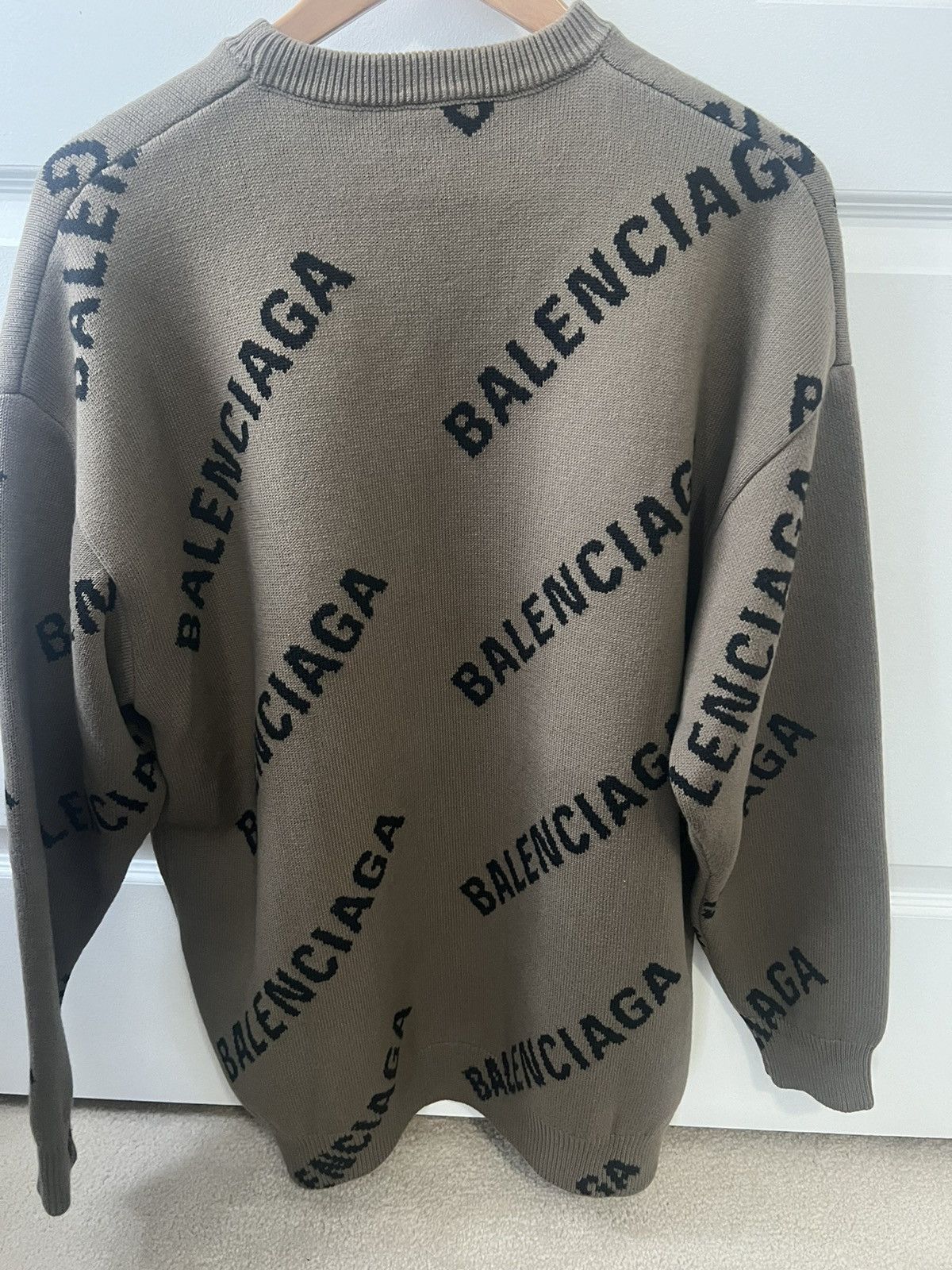 Balenciaga Balenciaga Logo Sweater Size US S / EU 44-46 / 1 - 2 Thumbnail
