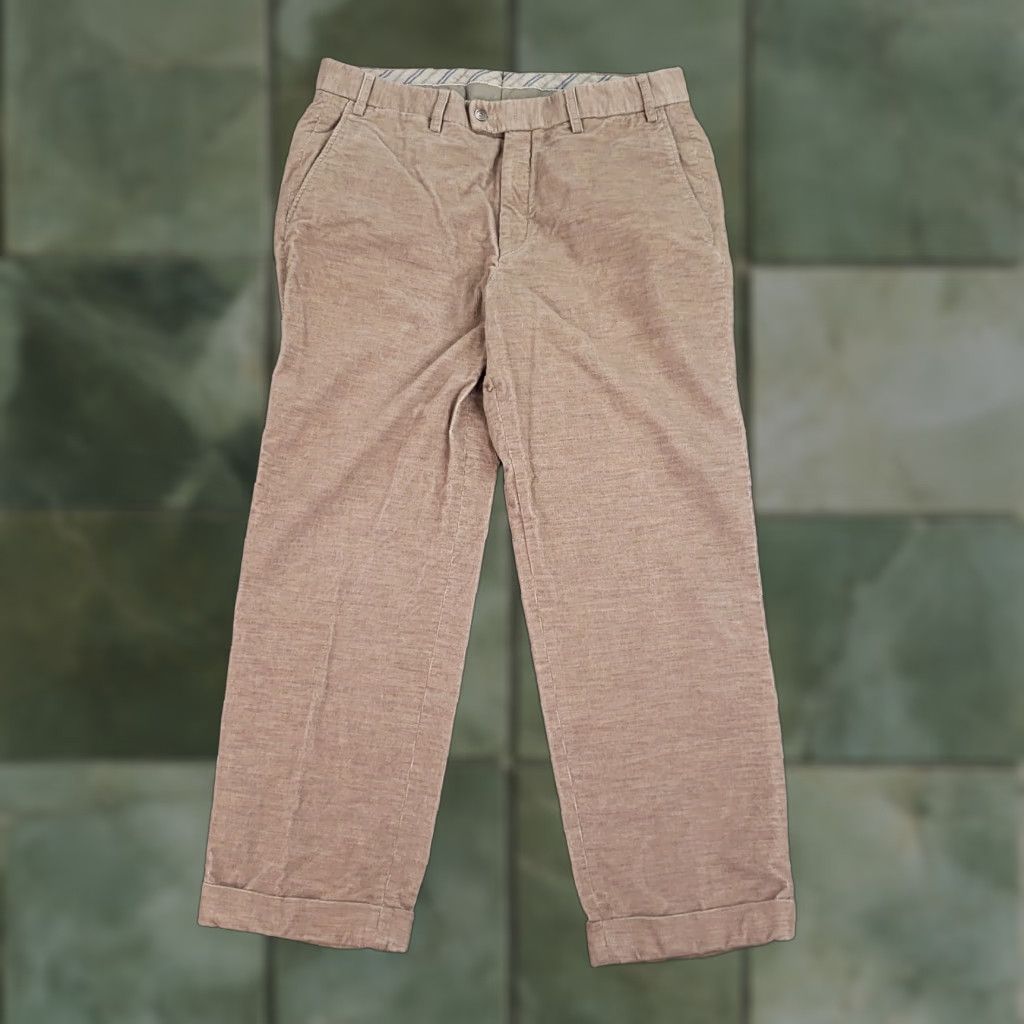 Hiltl Mens Corduroy Pants Brown 34x26 Extra Large XL Stretch