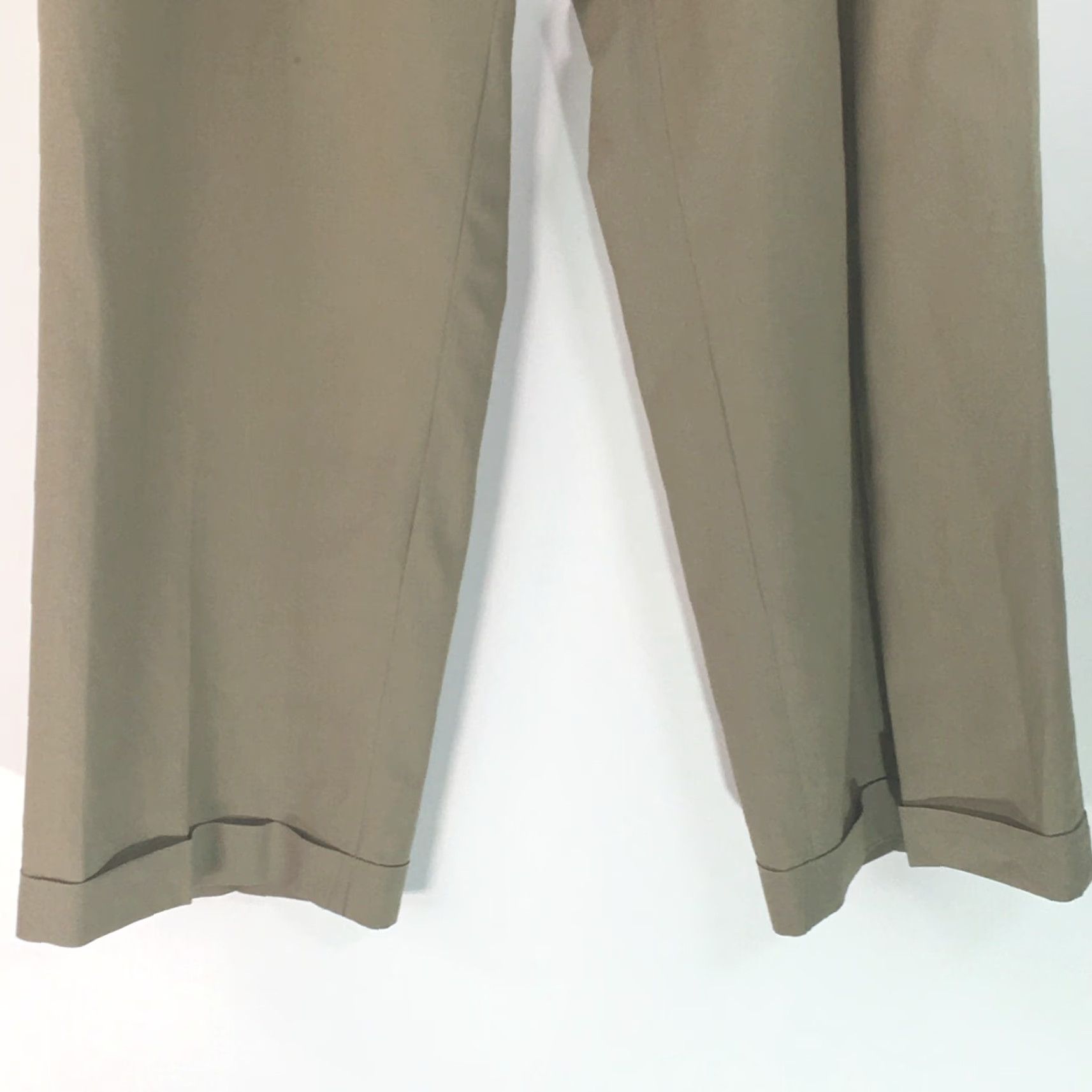 Brooks Brothers VINTAGE Brooks Brothers 346 Mens Casual Pleated Beige Dress Pants 37X32 Beige Wool 100% Mens Pants Size US 34 / EU 50 - 4 Thumbnail