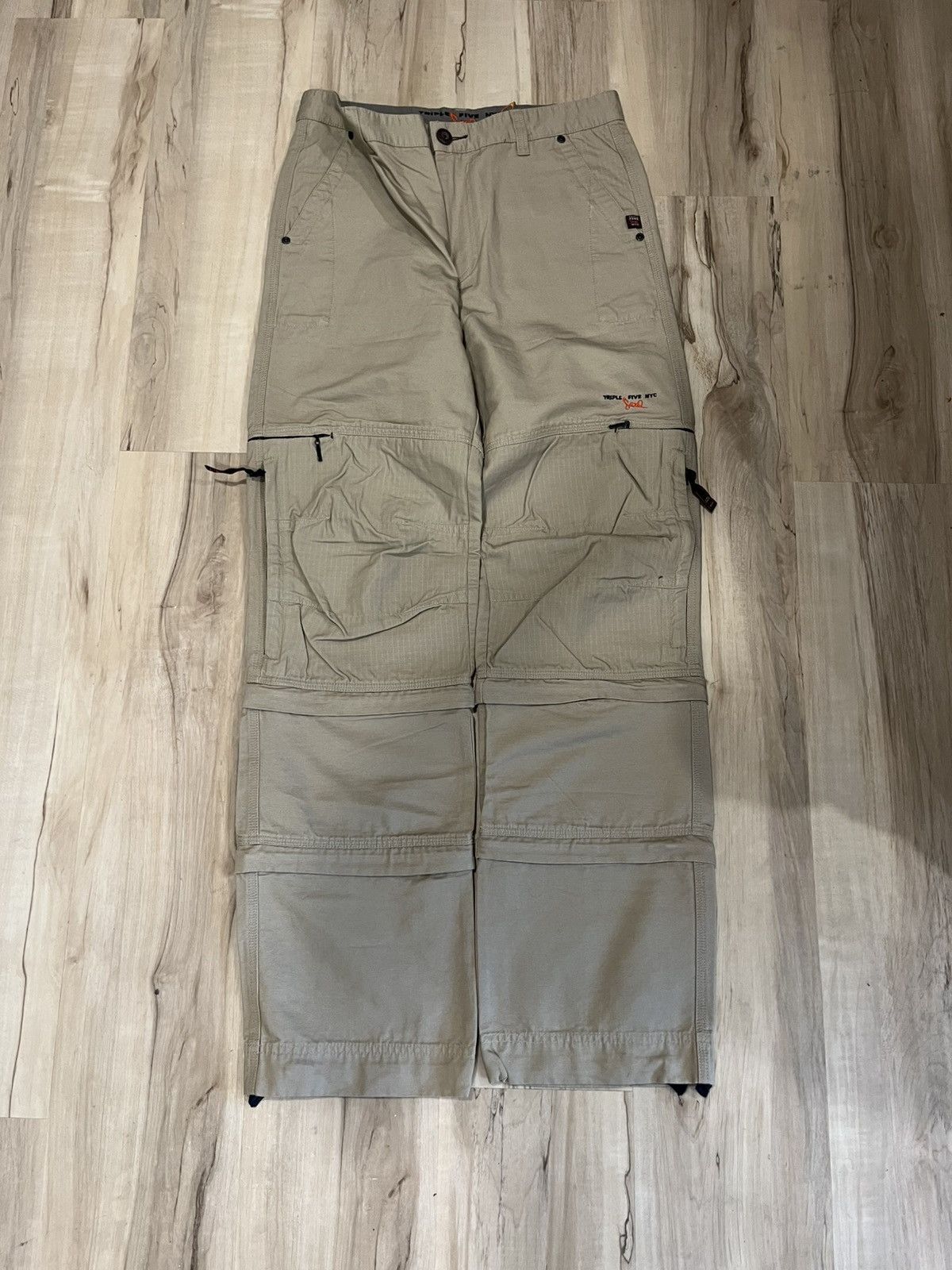 Y2K Soul detachable nylon cargo pants L