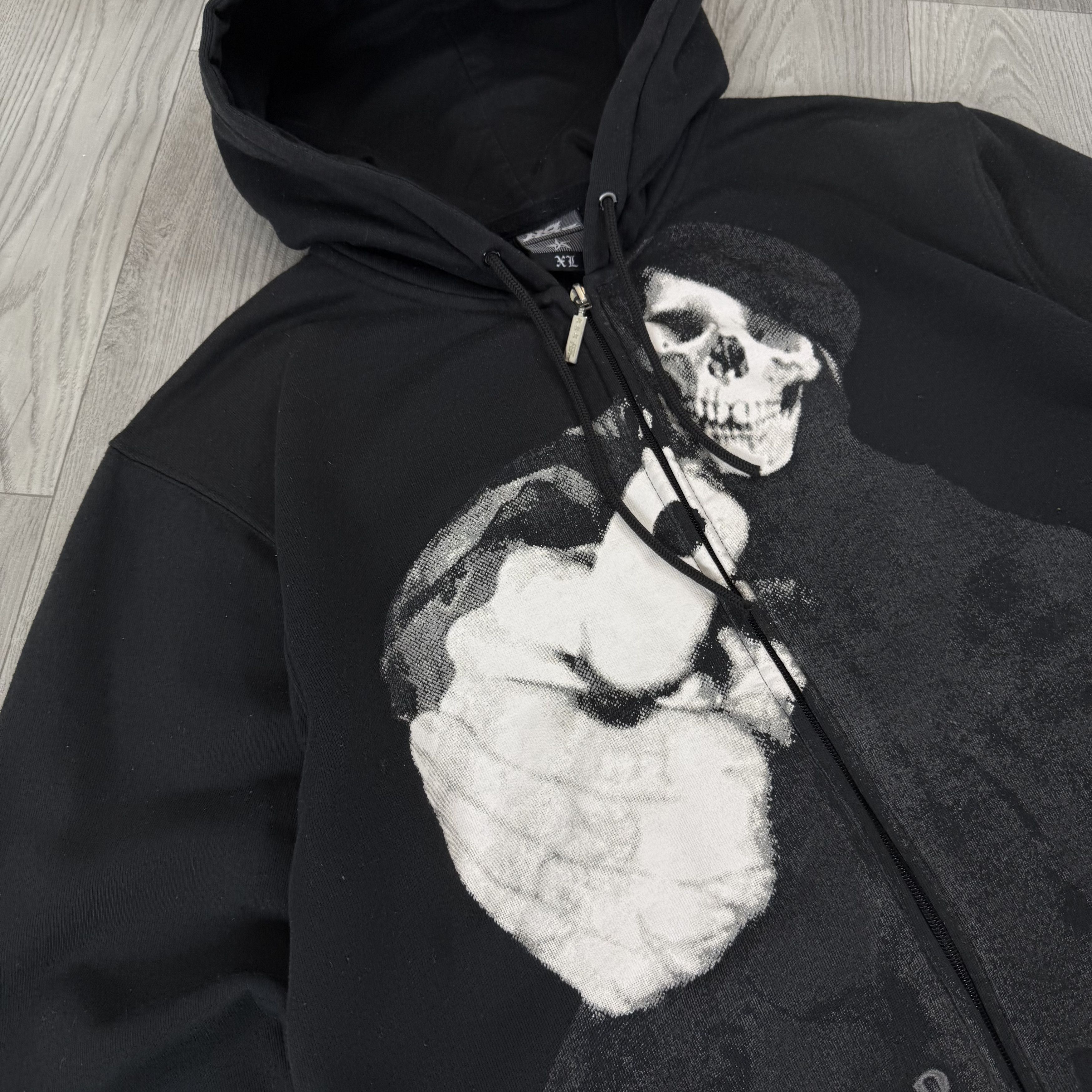 No Fear Vintage No Fear 00s Rap Skeleton Zip Hoodie Sweat Jacket Size US XL / EU 56 / 4 - 8 Thumbnail