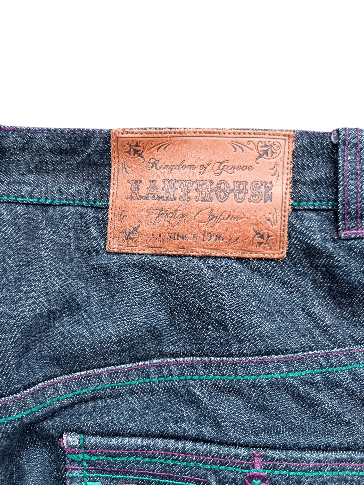 Japanese Brand XANTHOUS by Bags' Groove Selvedge Baggy Denim E242 Size US 34 / EU 50 - 12 Thumbnail