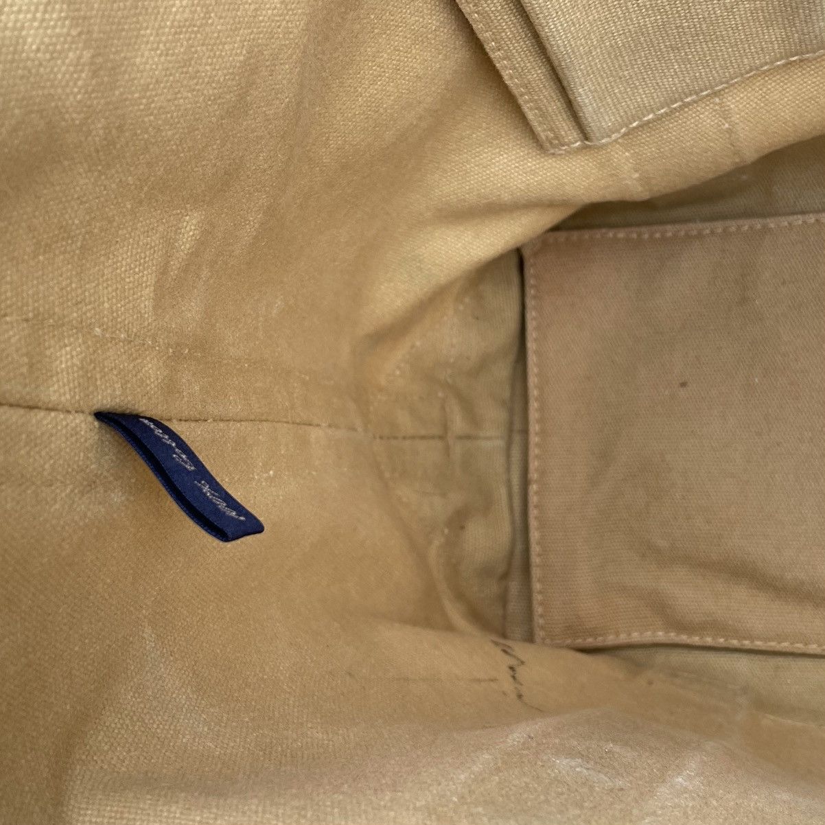 Designer × Ralph Lauren Ralph Lauren Khaki Canvas Tote Size ONE SIZE - 8 Thumbnail