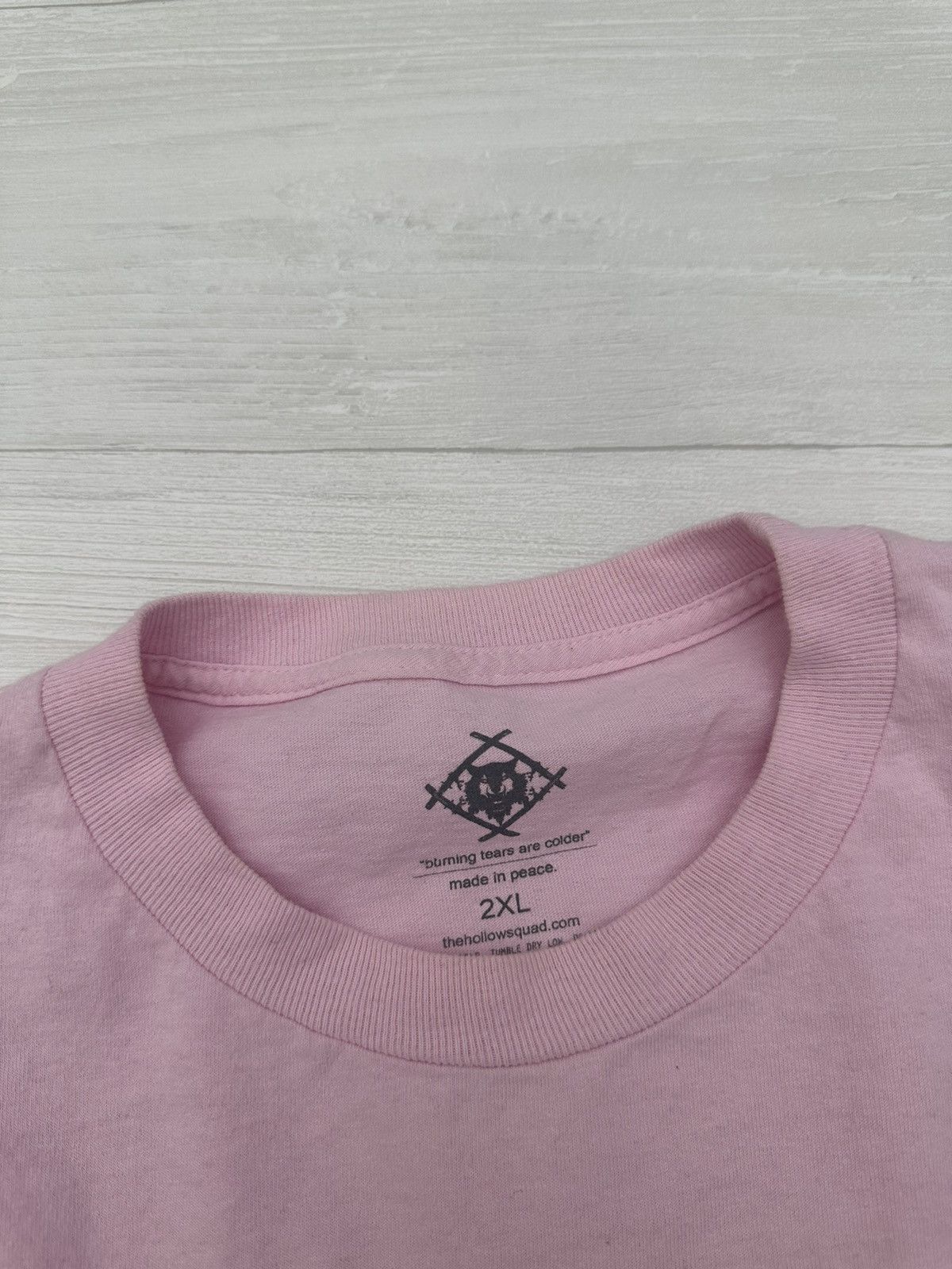 Xavier Wulf / Hollow Squad Xavier Wulf / Hollow Squad Pink Wolf Logo Long Sleeve Tee Size US XXL / EU 58 / 5 - 4 Thumbnail