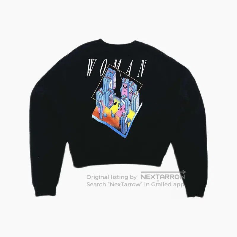 Off-White Off-White Black Cotton Sweatshirt for Women . Size M / US 6-8 / IT 42-44 - 2 Thumbnail
