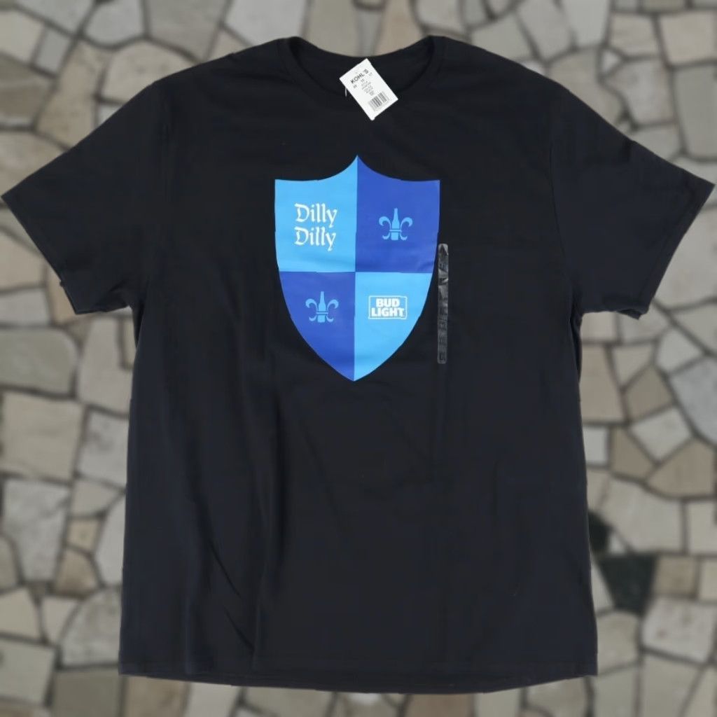 Budweiser Budweiser Dilly Dilly Solid T-Shirt Black Men's 2XL Size US XXL / EU 58 / 5 - 1 Thumbnail