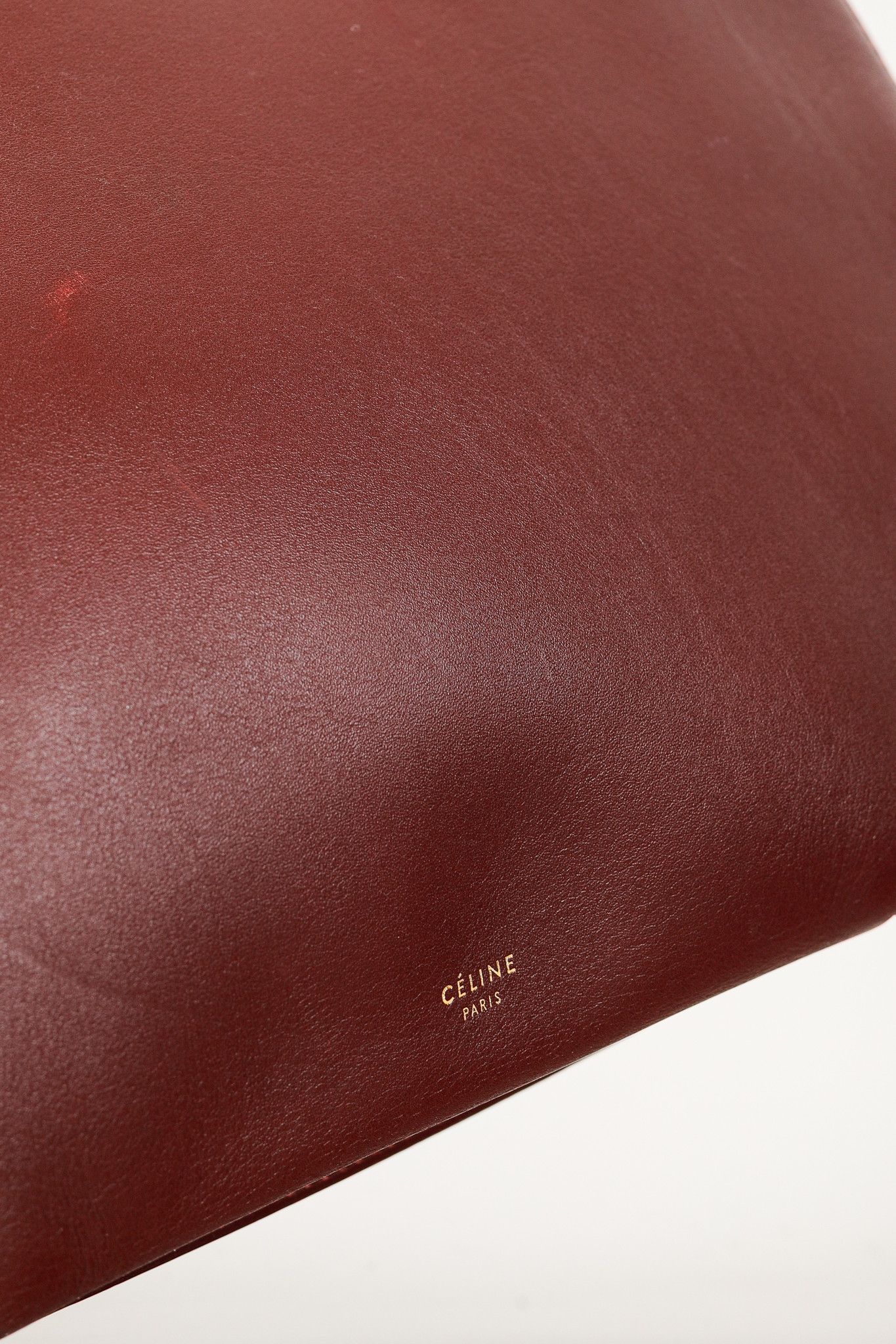Celine Celine Light Burgundy Medium Calfskin Saddle Bag Size ONE SIZE - 10 Thumbnail