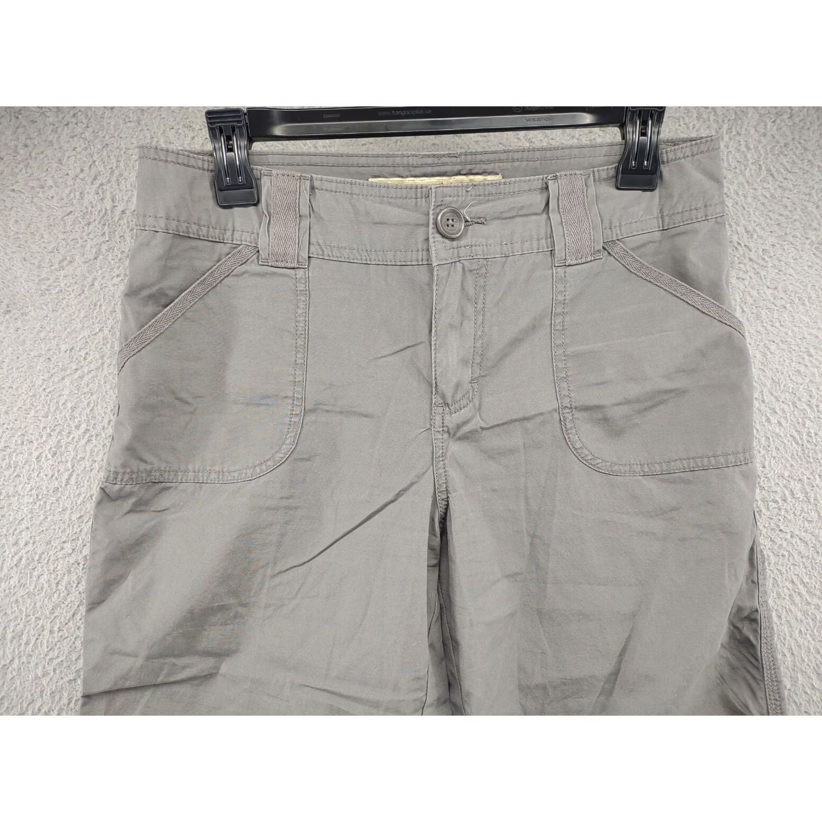 Vintage Cabela's Casuals Capri Cargo Style Pants Women Size 4 Gray Cotton Capris Outdoor Outdoor Clothing Womens Capris Size 27" / US 4 / IT 40 - 3 Thumbnail