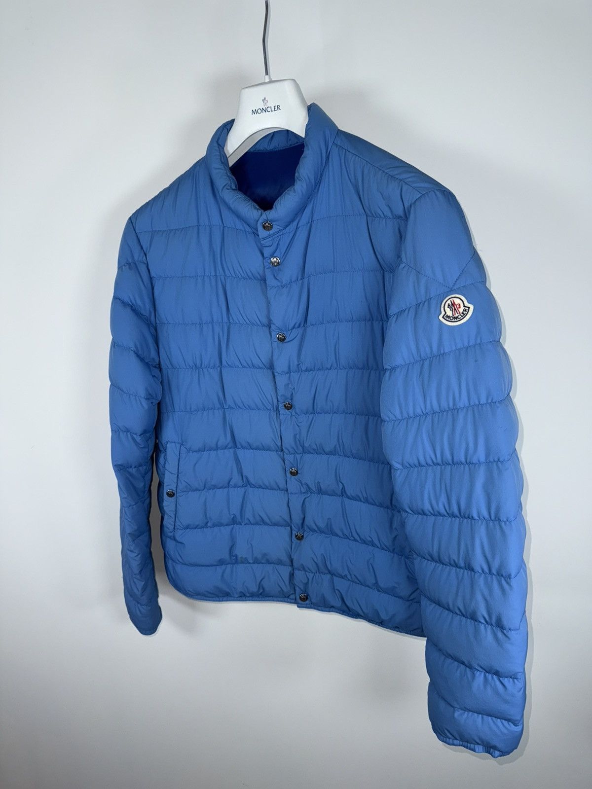 Moncler Moncler Cyclope Men’s Down Puffer Jacket Size 4 (L) Blue Size US L / EU 52-54 / 3 - 2 Thumbnail