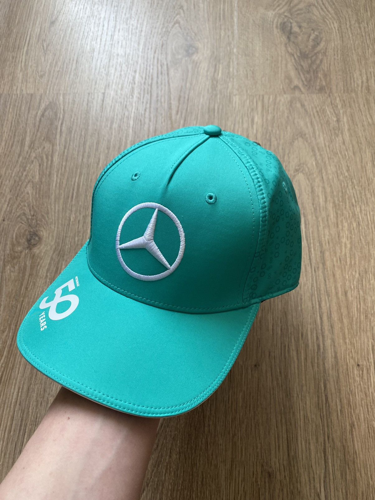 Formula 1 × Mercedes-Benz Lewis Hamilton Mercedes AMG Petronas F1 Cap Signature❗️NEW❗️ Size ONE SIZE - 2 Thumbnail