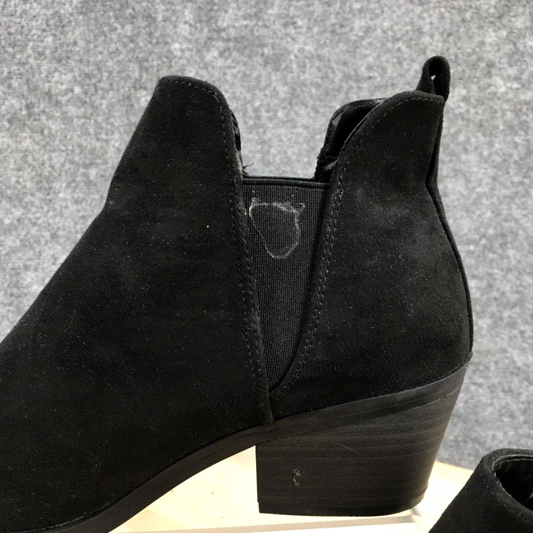 Vintage Universal Thread Boots Womens 6 Sylvie Ankle Bootie Black Pull On Pointed Toe Size US 6 / IT 36 - 4 Thumbnail