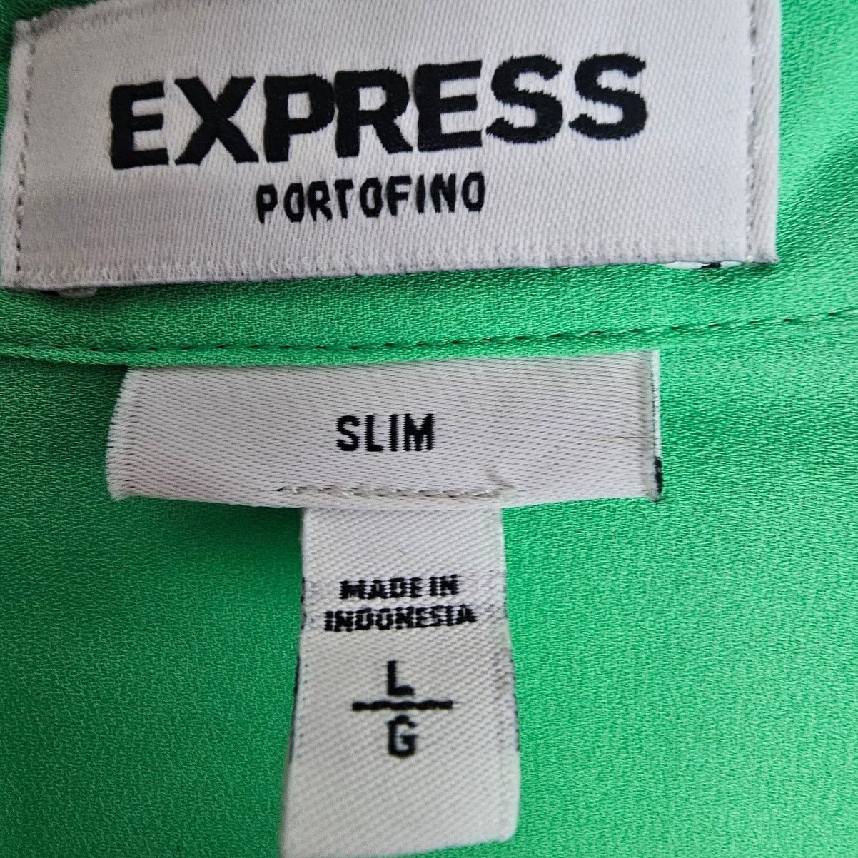 Express Express Womens Portofino Shirt L Slim Fit Career Corp Office Size L / US 10 / IT 46 - 6 Thumbnail