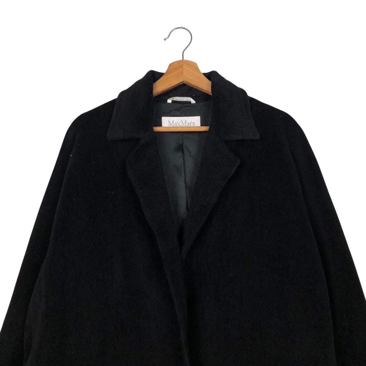 Vintage Vintage Long Jacket Wool Max Mara Made in Italy Herringbone Size US M / EU 48-50 / 2 - 5 Thumbnail
