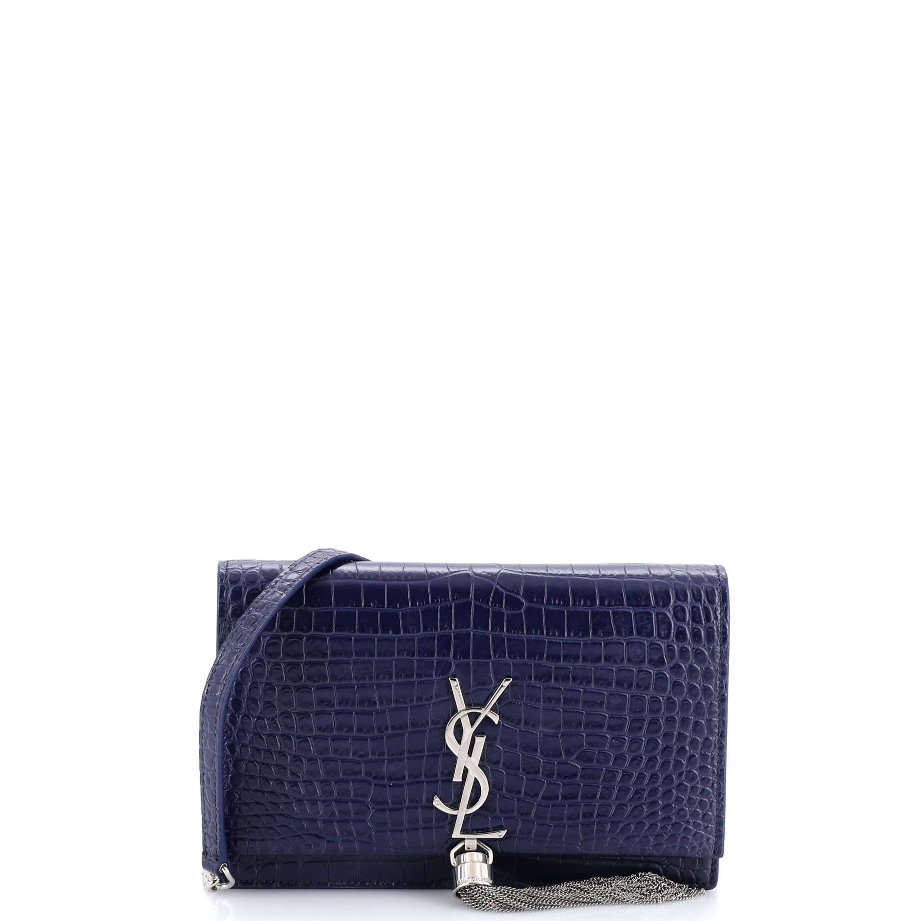 Saint Laurent Paris Classic Monogram Tassel Chain Wallet Size ONE SIZE - 1 Thumbnail