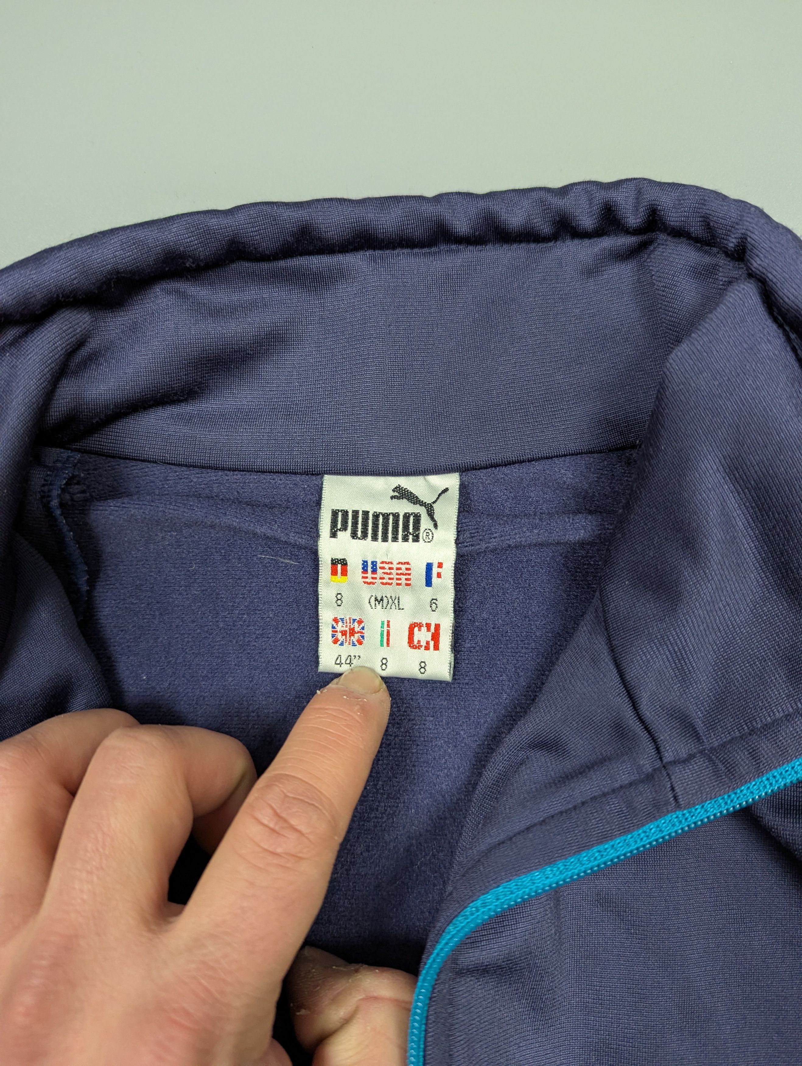 Puma PUMA Lightweight Sports Full Zip Color Block Track Jacket Size US M / EU 48-50 / 2 - 7 Thumbnail