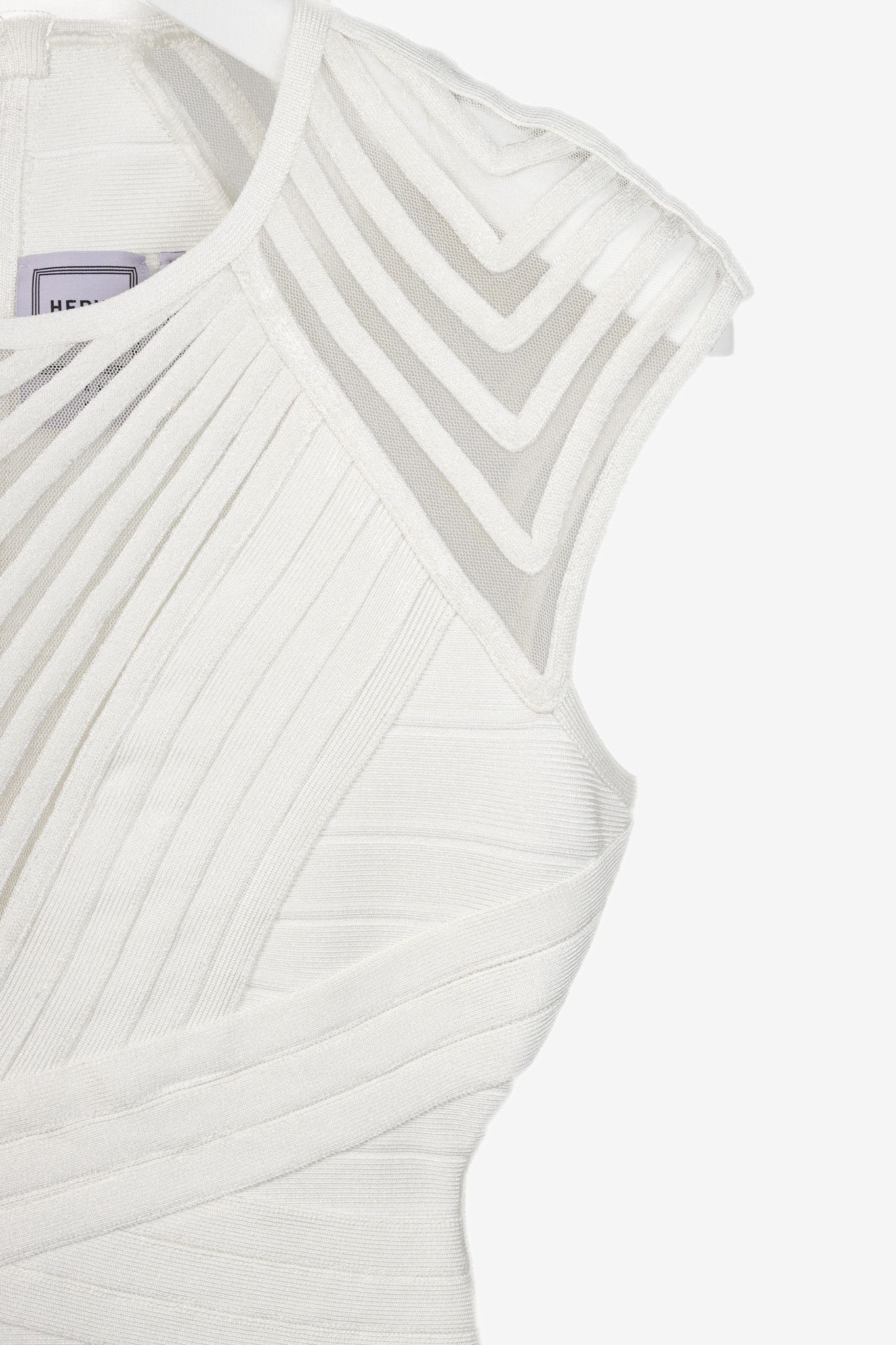 Herve Leger Herve Leger Deanna Cap Sleeve Bandage Dress Size M / US 6-8 / IT 42-44 - 5 Thumbnail