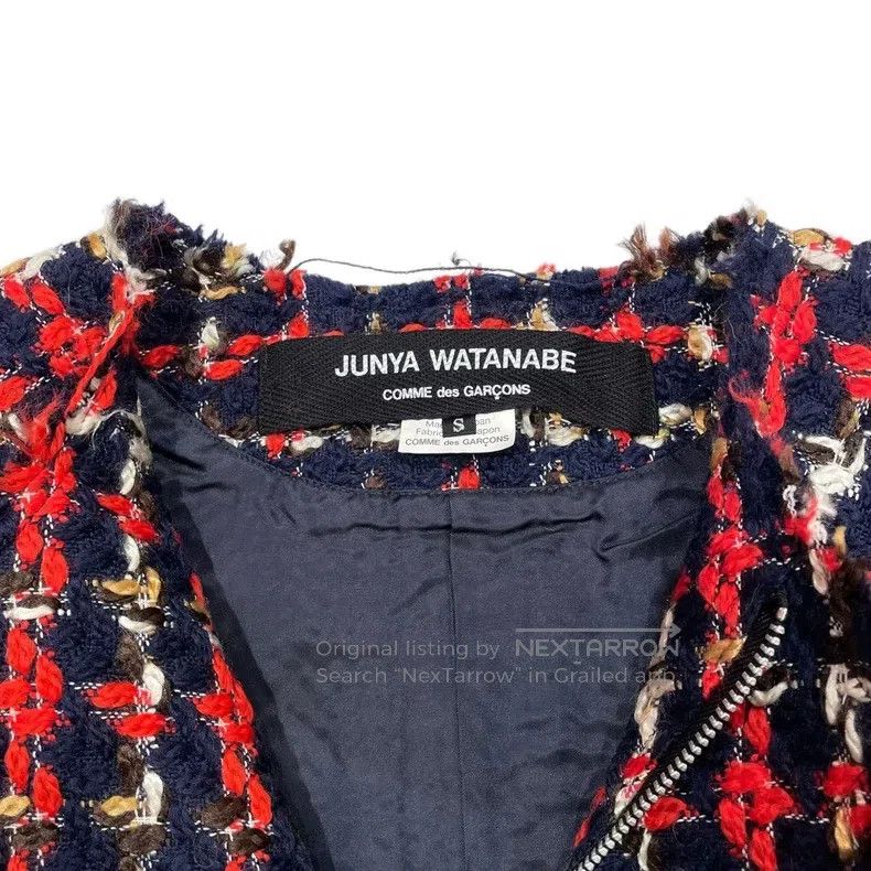 Junya Watanabe Junya Watanabe Tweed Coat Size S / US 4 / IT 40 - 4 Thumbnail