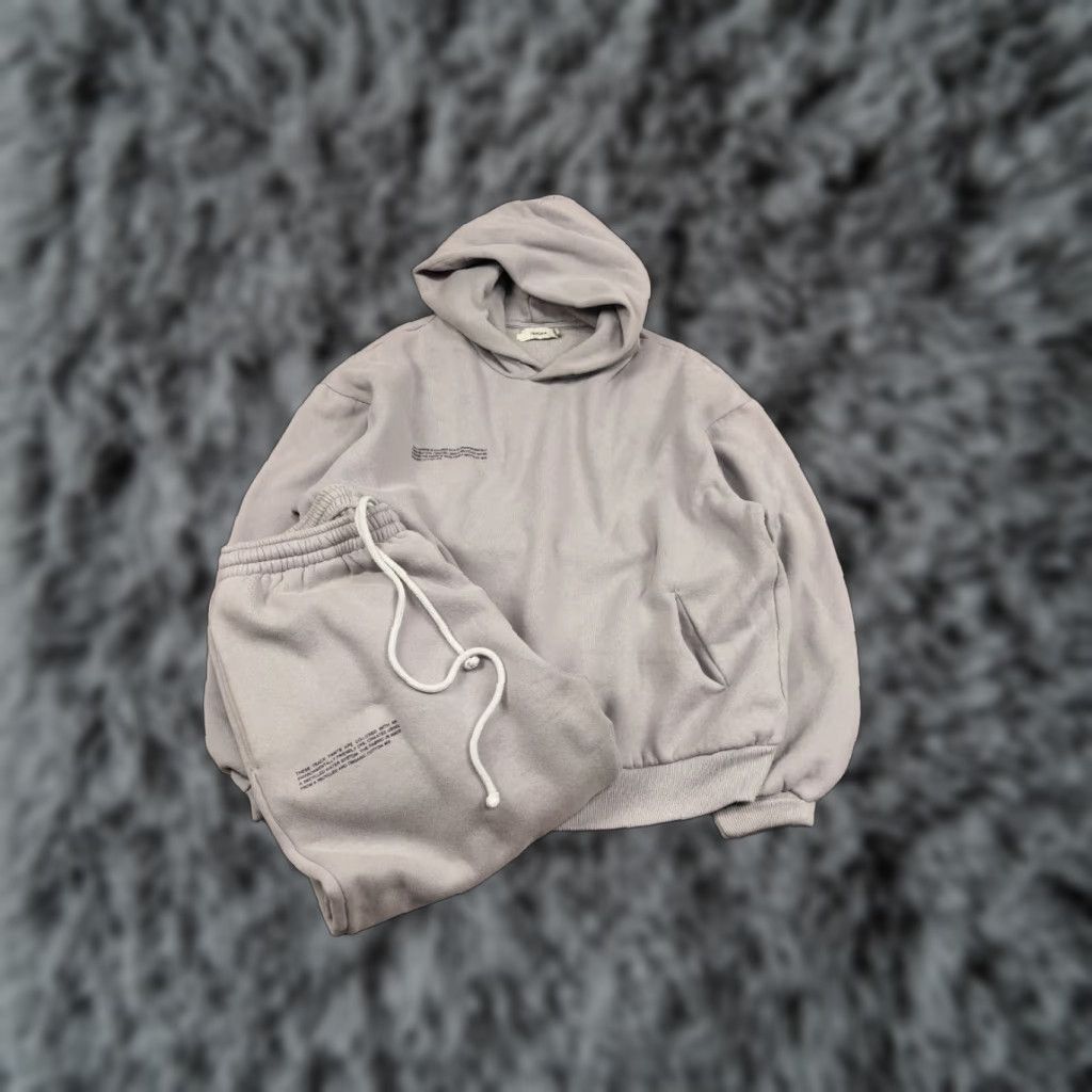 Pangaia Pangaia Tracksuit Hoodie Pants Organic Cotton Unisex Gray S Set Size US S / EU 44-46 / 1 - 1 Thumbnail