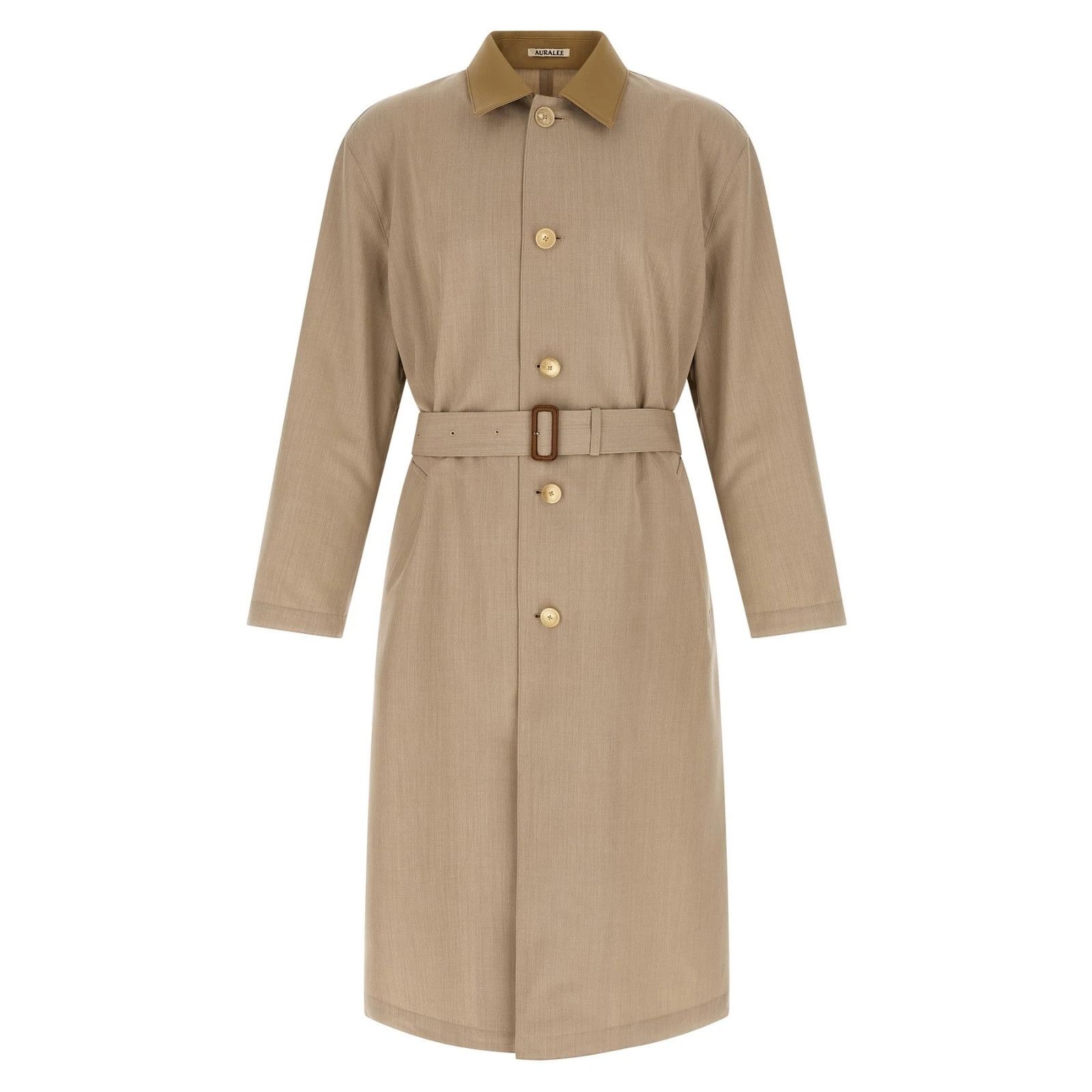 Auralee Auralee Wool Max Canvas Beige Wool Coat New & Authentic (Men Size US XL / EU 56 / 4 - 1 Thumbnail