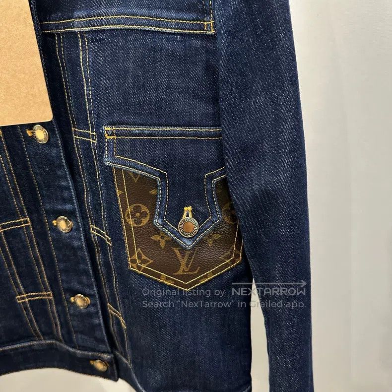 Louis Vuitton Louis Vuitton Reading Patchwork Pocket Denim Jacket Size XS / US 0-2 / IT 36-38 - 6 Thumbnail