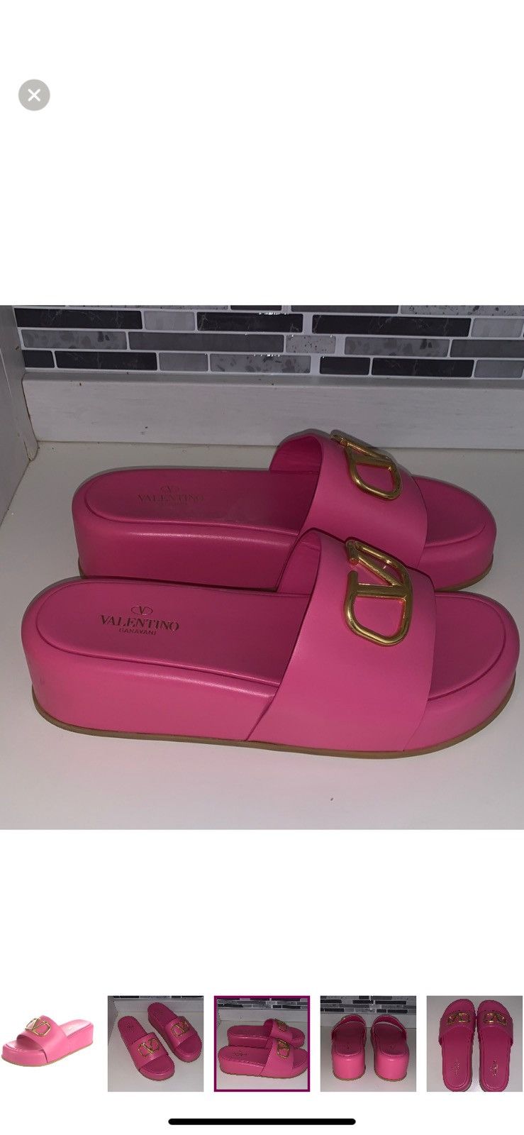 Valentino VALENTINO LOGO SANDALS SIZE 41.5 Size US 11.5 / IT 41.5 - 2 Thumbnail