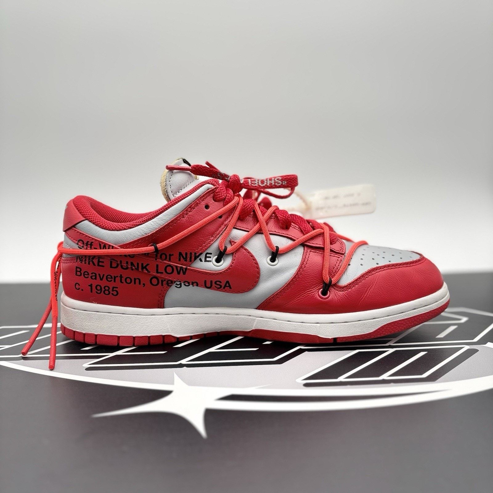 Nike × Off-White Nike Dunk Low x OFF-WHITE 2019 ' University Red ' | CLEAN! Size US 9.5 / EU 42-43 - 14 Thumbnail