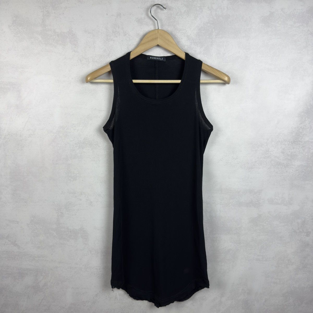 Rundholz Rundholz Black Ribbed Sleeveless Top Size S(?) Size S / US 4 / IT 40 - 1 Thumbnail