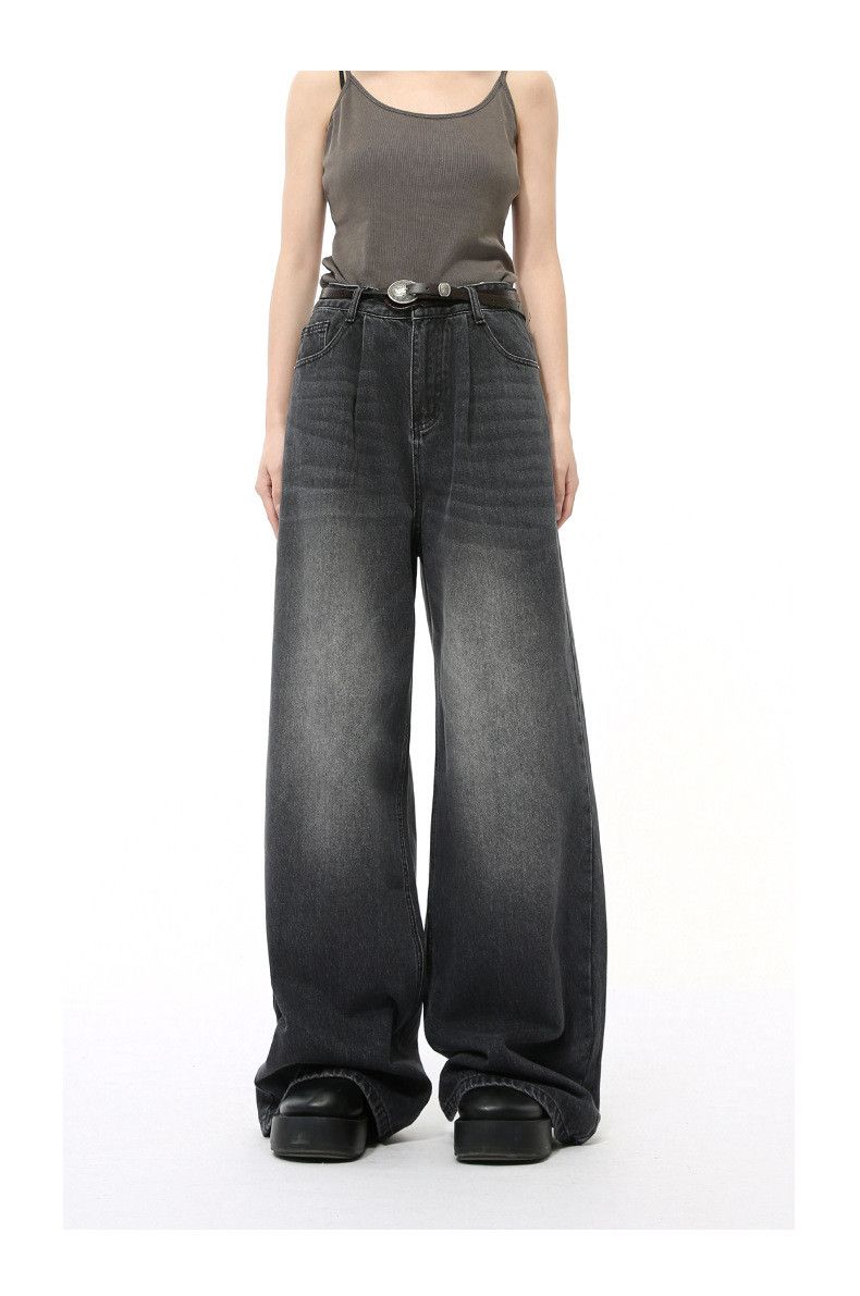 Japanese Brand Men's Japanese Retro Cleanfit Wide-Leg Curved Jeans Size US 32 / EU 48 - 1 Thumbnail