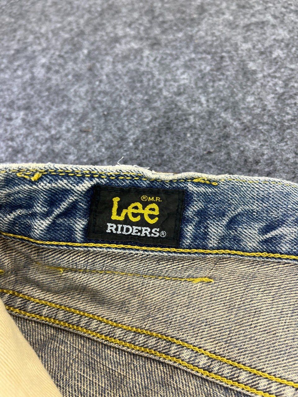 Lee Lee Rider Distressed Jeans J797 Size US 32 / EU 48 - 10 Thumbnail