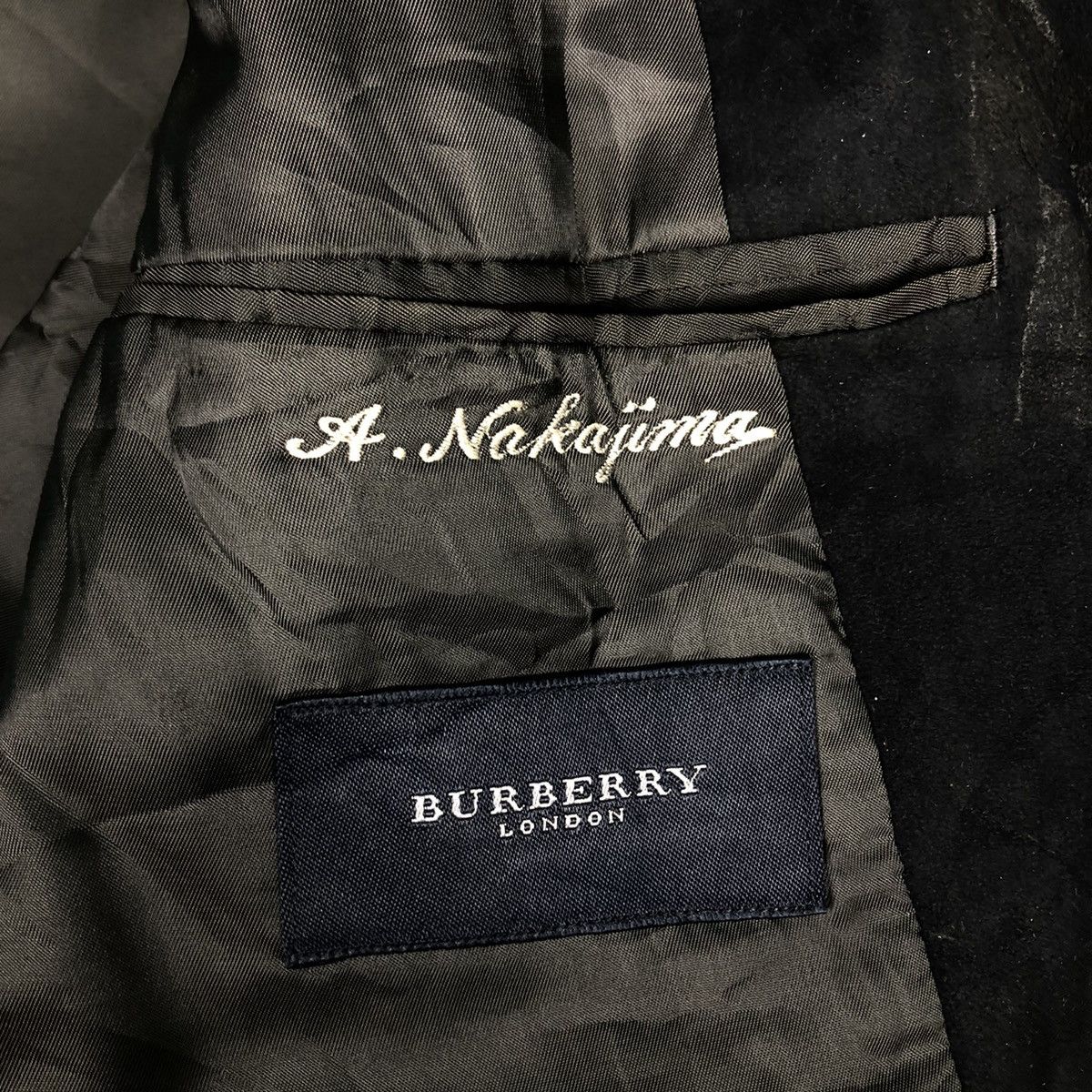 Burberry 🔥Vtg Soft Leather Jacket Burberry London Double Breast Size US M / EU 48-50 / 2 - 15 Thumbnail
