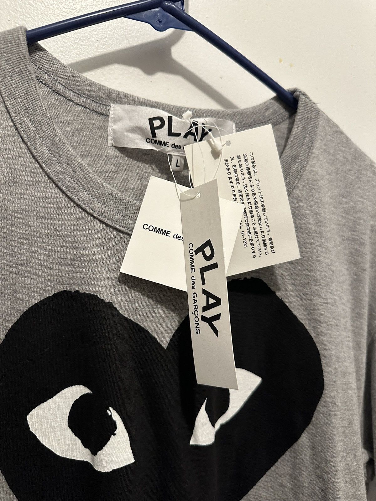 Comme des Garcons PLAY Comme des Garcons Play Short Sleeve Tee Shirt Size US L / EU 52-54 / 3 - 2 Thumbnail