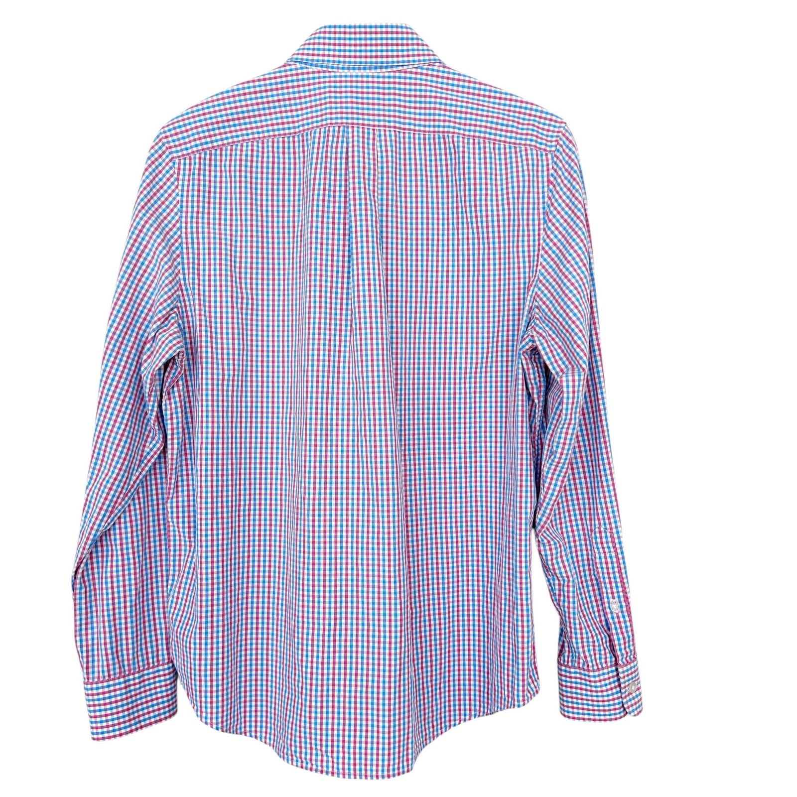 Vineyard Vines Vineyard Vines Red White Blue Plaid Slim Fit Whale Shirt M Size US M / EU 48-50 / 2 - 4 Thumbnail