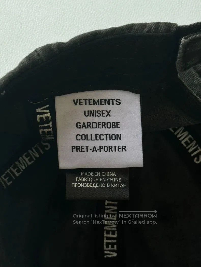 Vetements Vetements Flame Embroidery Baseball Cap. Size ONE SIZE - 3 Thumbnail