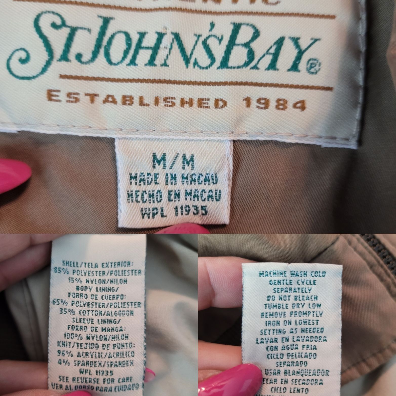 Vintage Vintage Mens Medium Tan Zip Up Bomber Dress Jacket Neutral C Size US M / EU 48-50 / 2 - 3 Thumbnail