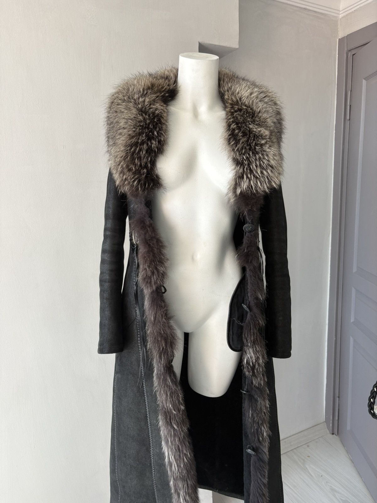 Vintage y2k leather coat Size XS / US 0-2 / IT 36-38 - 14 Thumbnail