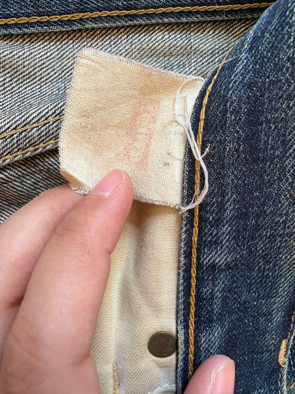 Levi's Vintage 80s Levis 702 Big E Selvedge Jean Shorts Jorts Size US 36 / EU 52 - 13 Thumbnail