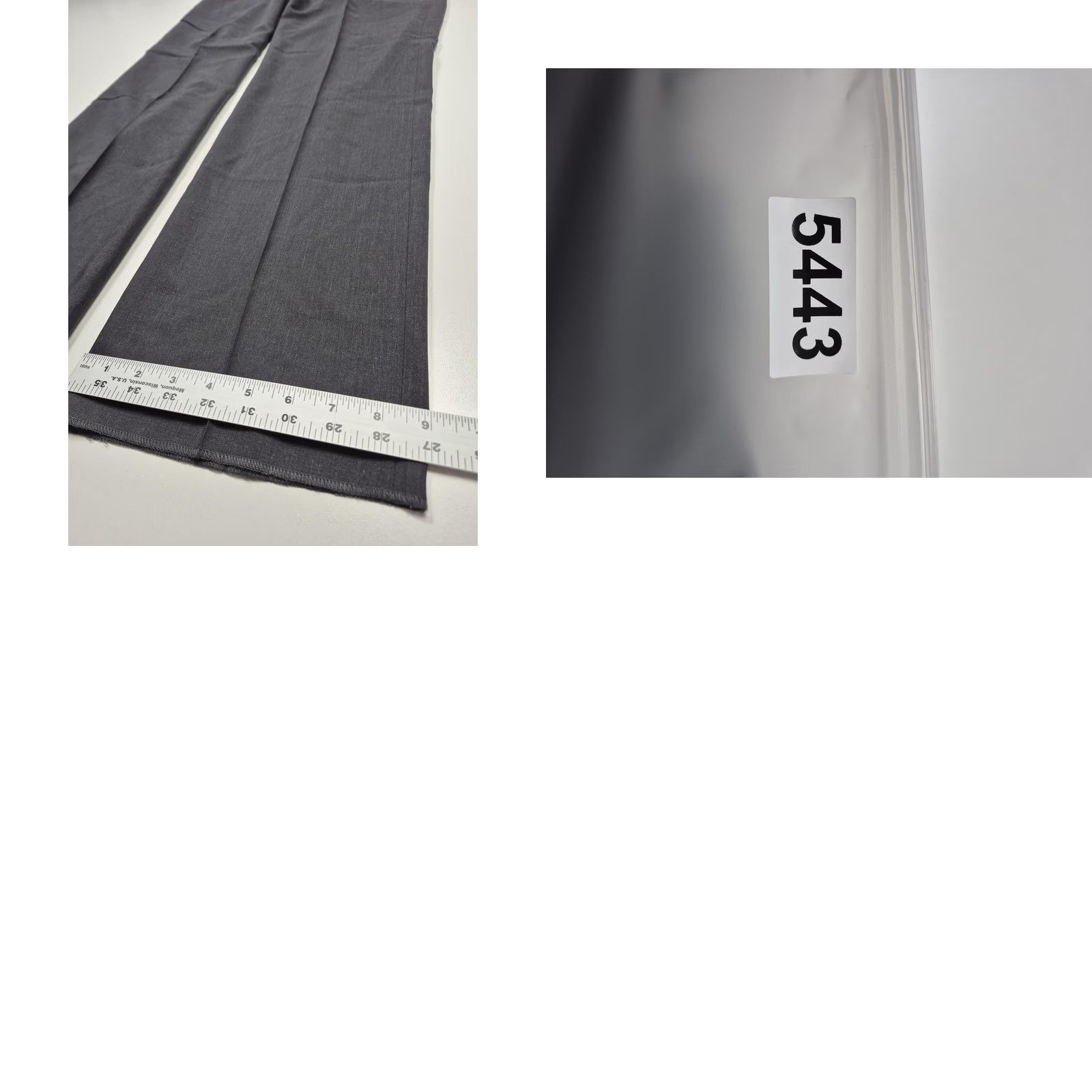 Vintage Montefino Pants Mens 38x36 Gray Wool Dress Front Pleated Classic Formal NWT Mondo 120s Size US 38 / EU 54 - 9 Thumbnail