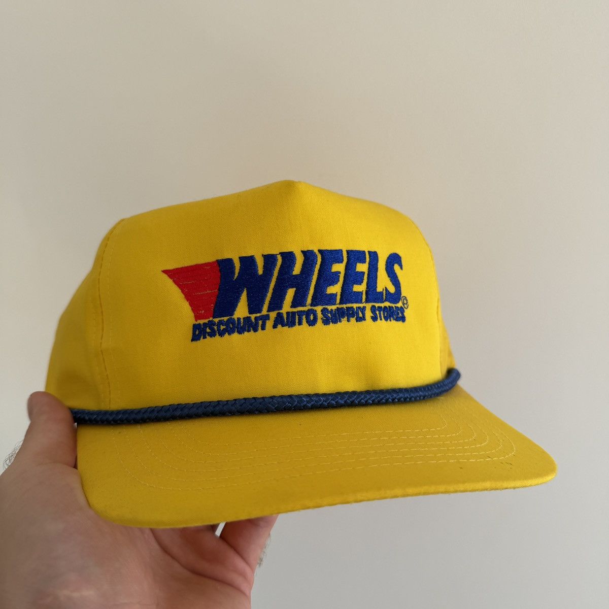 Other 1990s Vintage Wheels Auto Racing Trucker Hat Size ONE SIZE - 2 Thumbnail