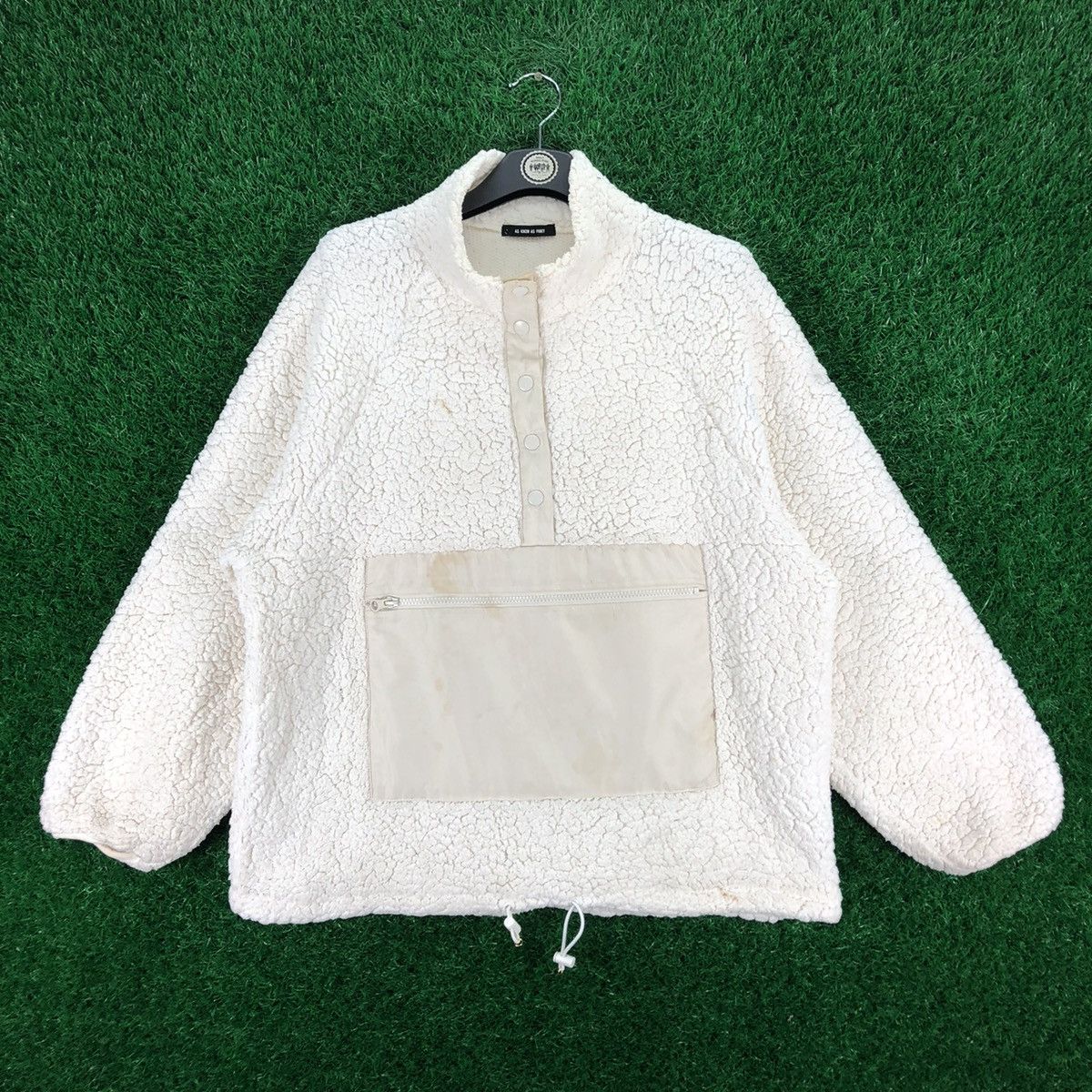 Japanese Brand Anorak Sherpa Pullover Jacket by As Know As Pinky Size US L / EU 52-54 / 3 - 1 Thumbnail